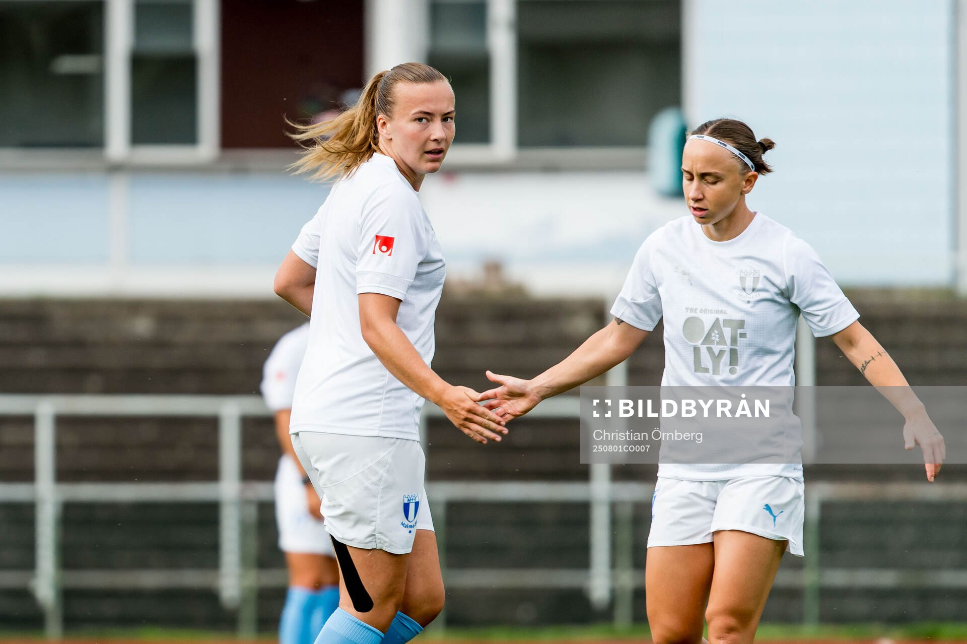 Malmö FFs Sara Kanutte Sørensen Fornes och Miljana