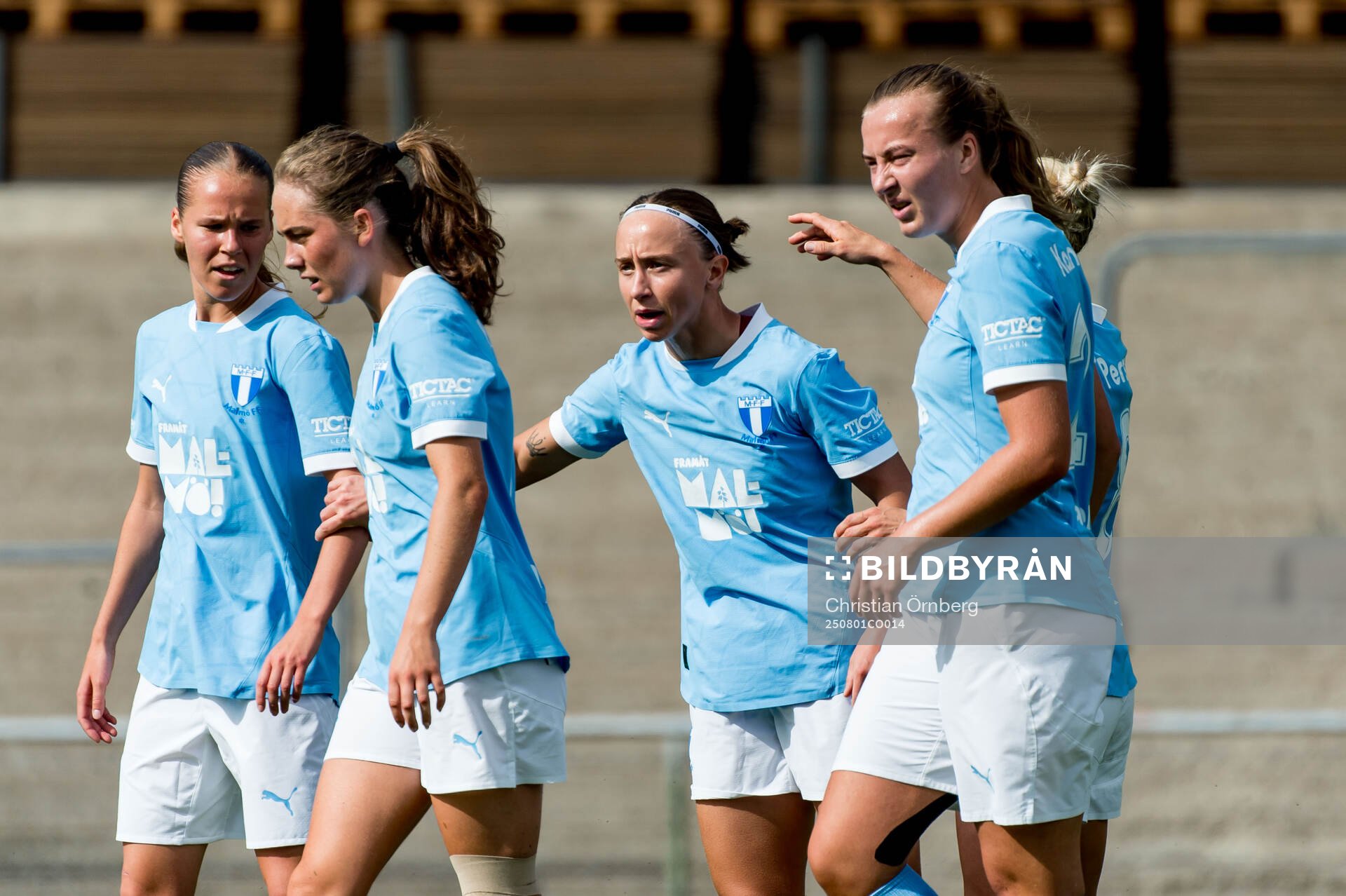 Malmö FFs Miljana Ivanovic jublar