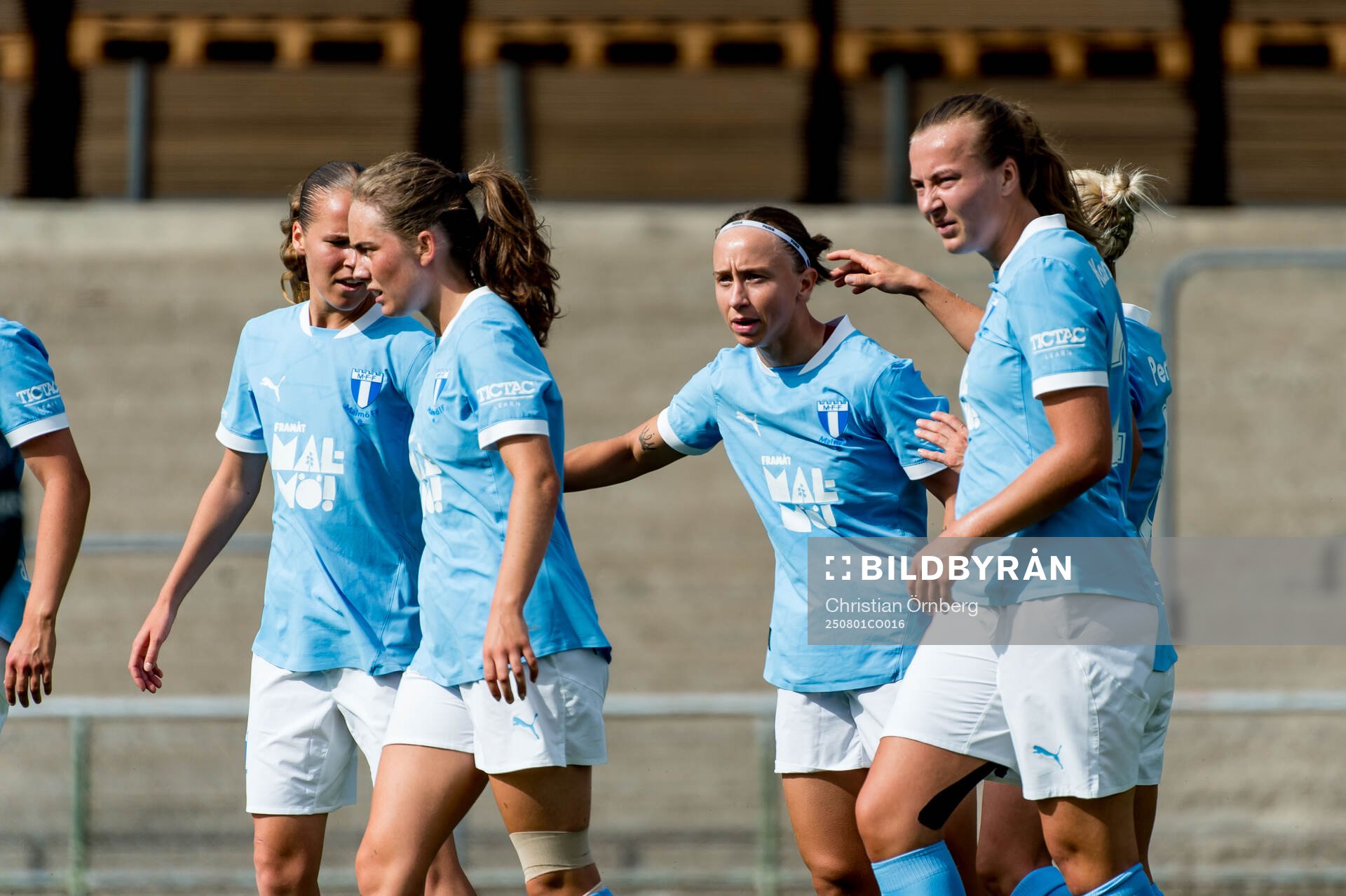 Malmö FFs Miljana Ivanovic jublar