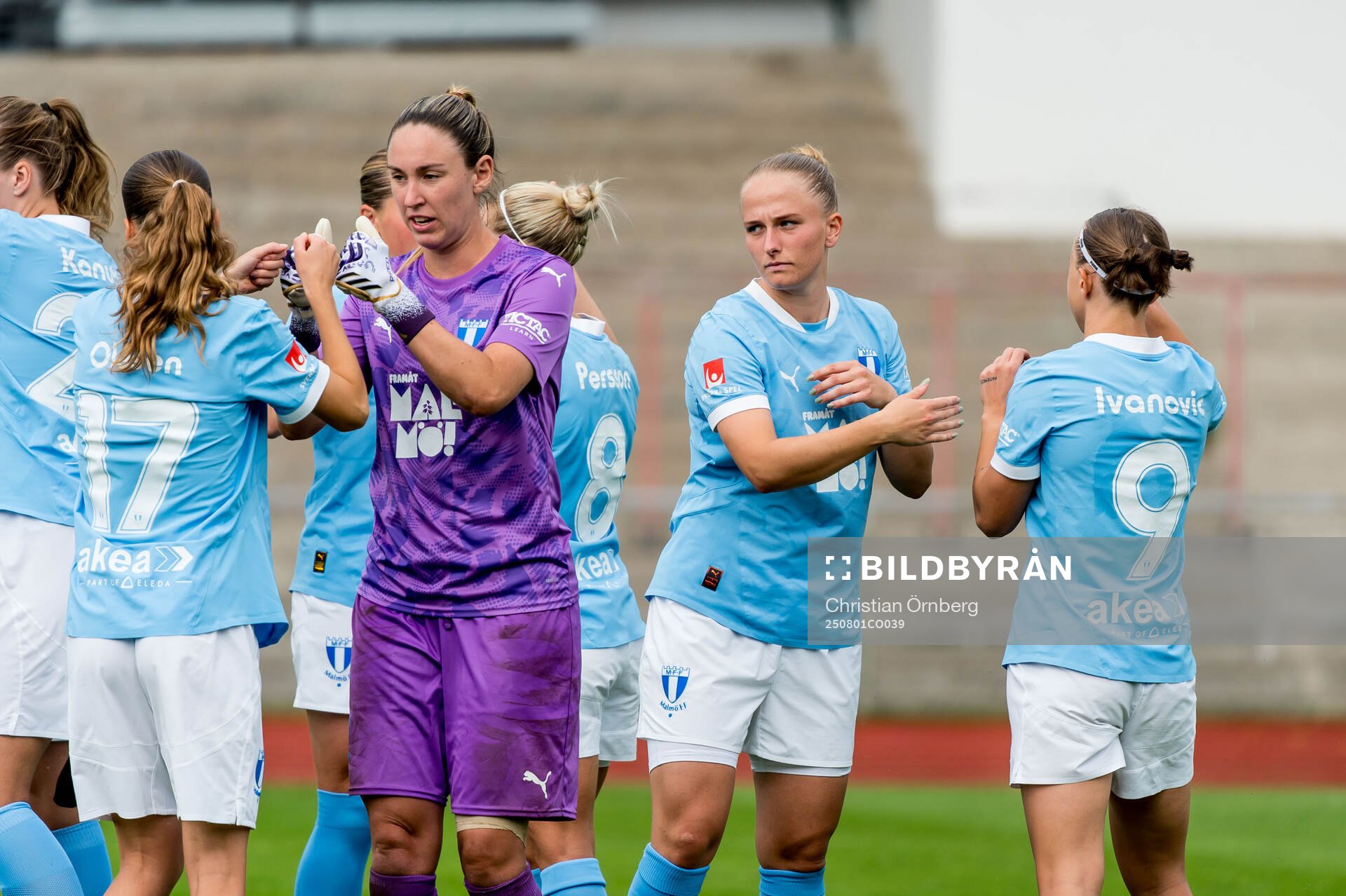 Malmö FFs spelare jublar