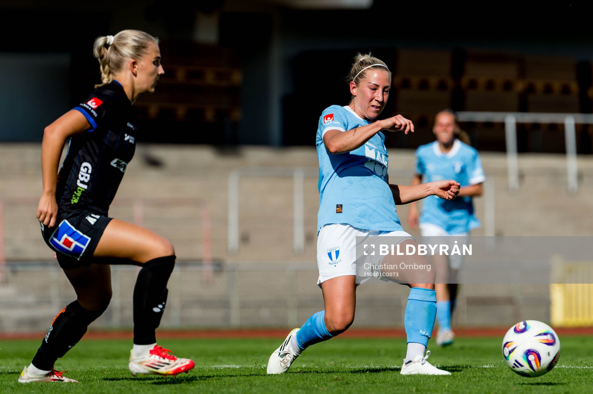 Malmö FFs Miljana Ivanovic och Mia Persson