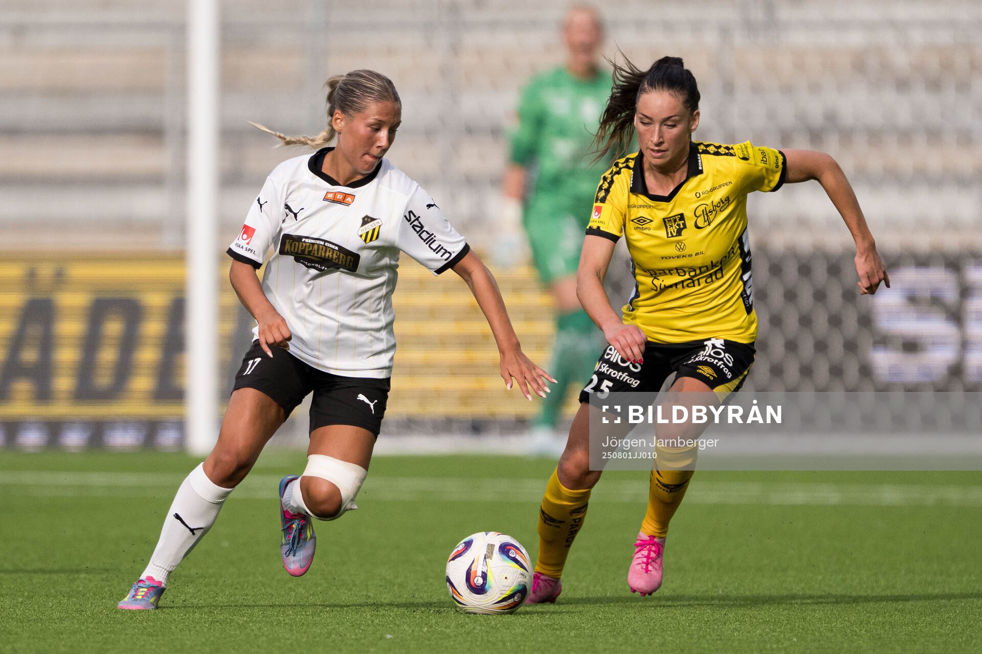 Häckens Novalie Jensen och Elfsborgs Izabella Bergström