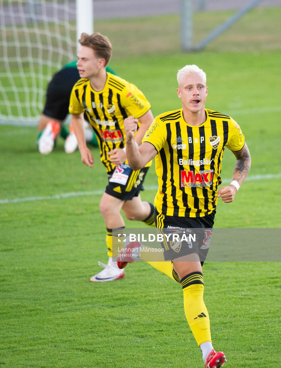 IFK Hässleholms Alexander Sjöström gör 1-0 bakom