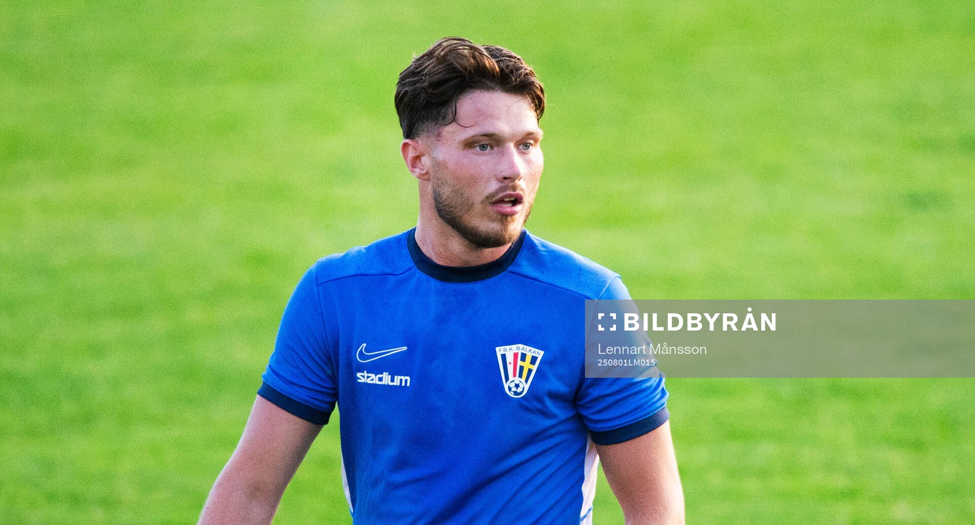 Balkans Kevin Harletun i matchen i division 2 mellan IFK
