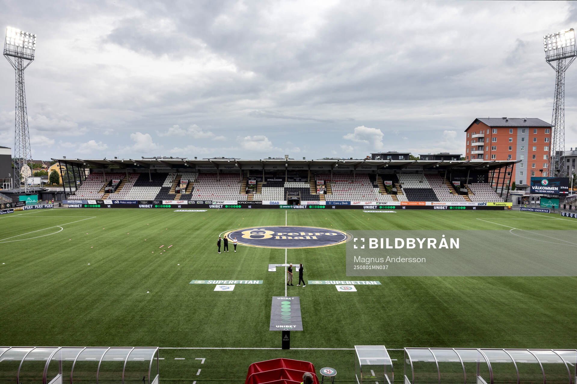 Interiör vy av Behrn Arena