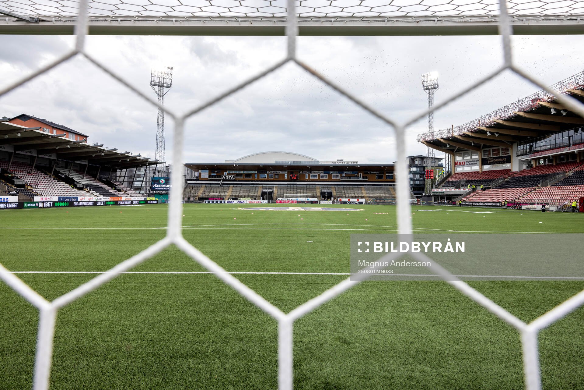 Interiör vy av Behrn Arena