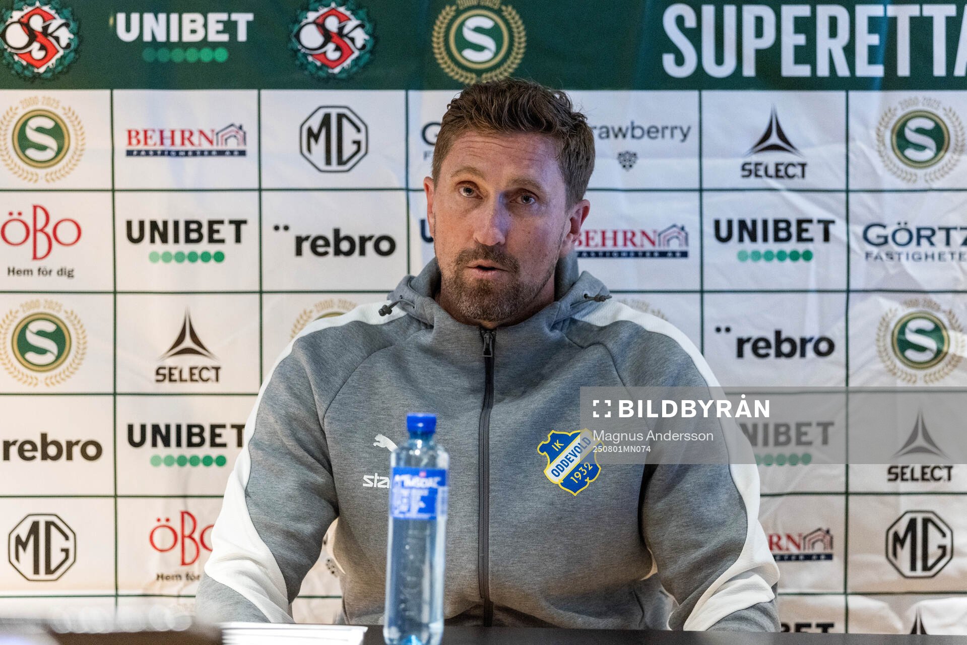 Oddevolds tränare Rikard Nilsson
