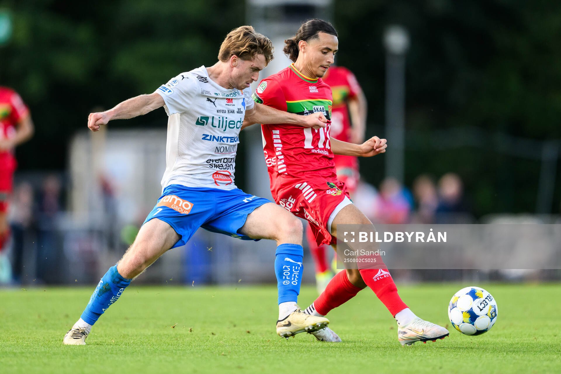 Värnamos Carl Johansson och GAIS Amin Boudri