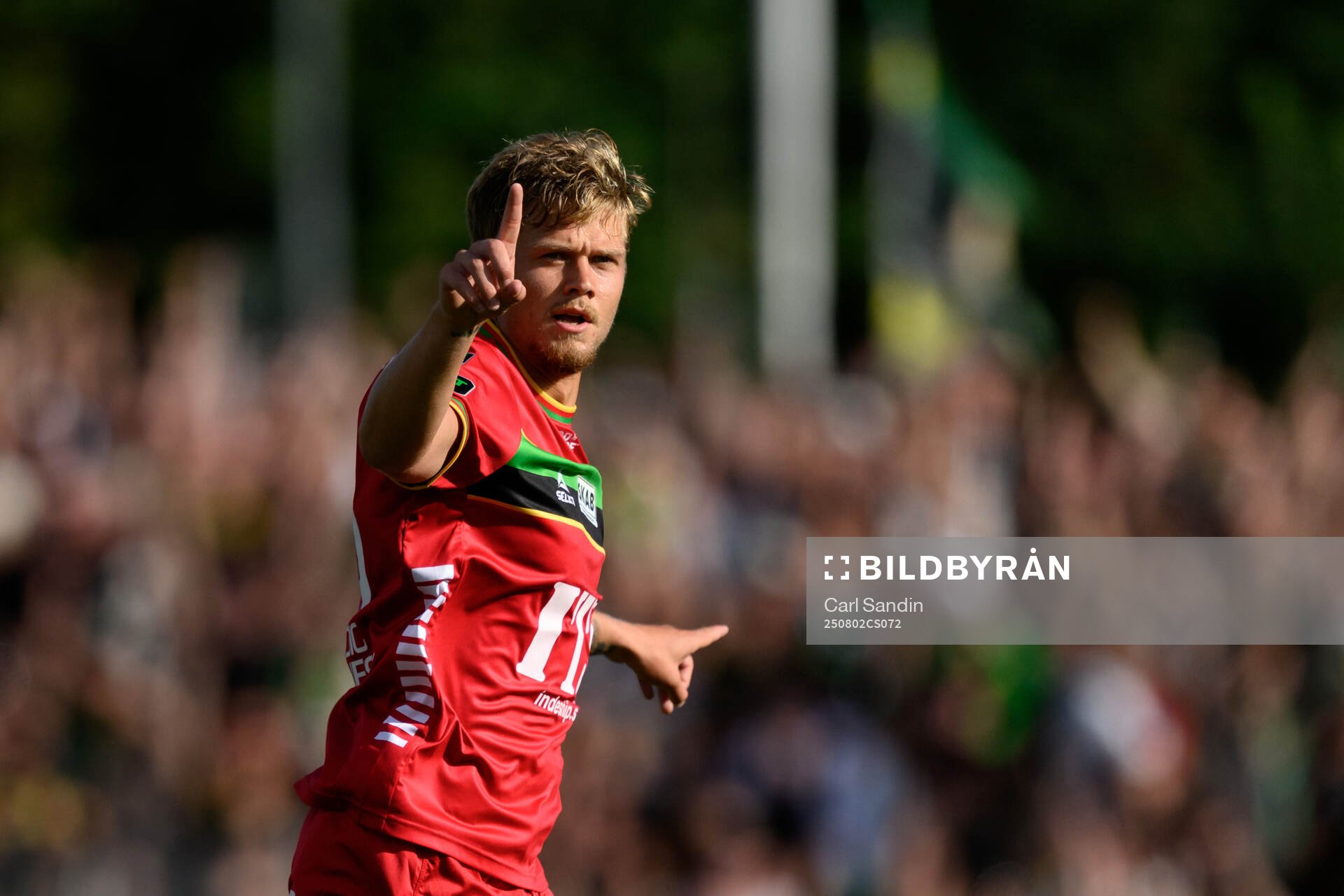 GAIS Kevin Holmén jublar