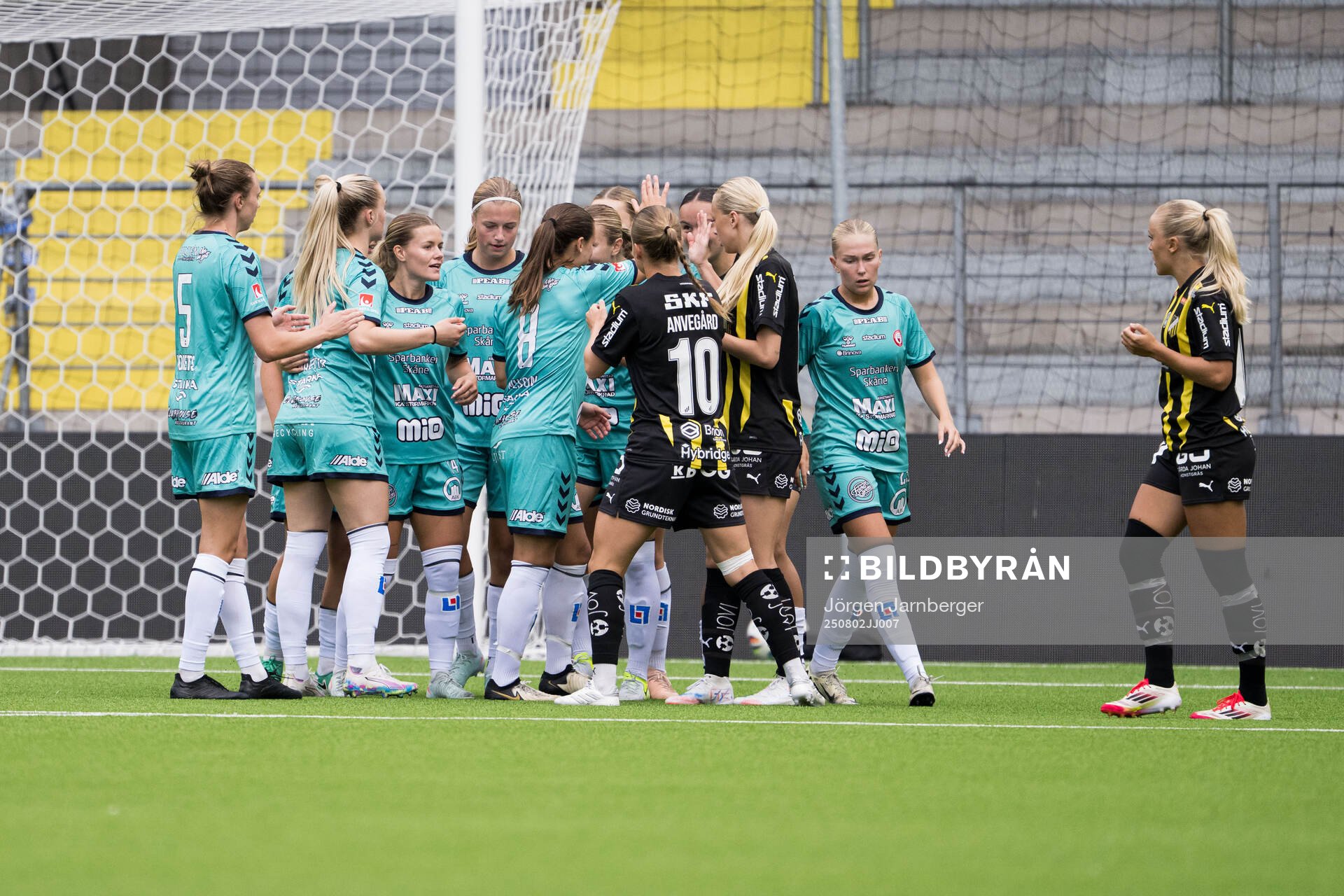 Under träningsmatchen i fotboll mellan Häcken och