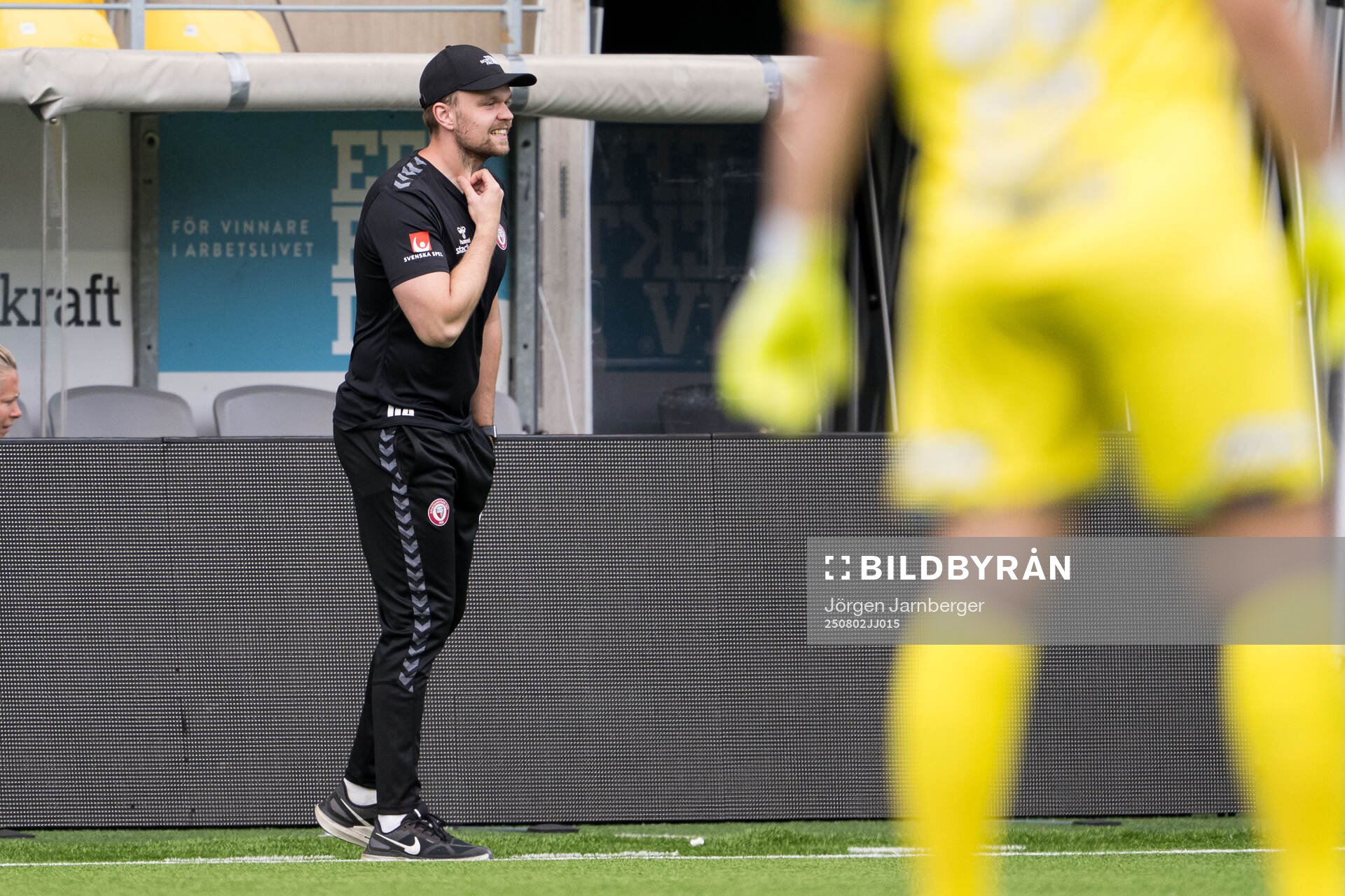 Kristianstads tränare Daniel Angergård