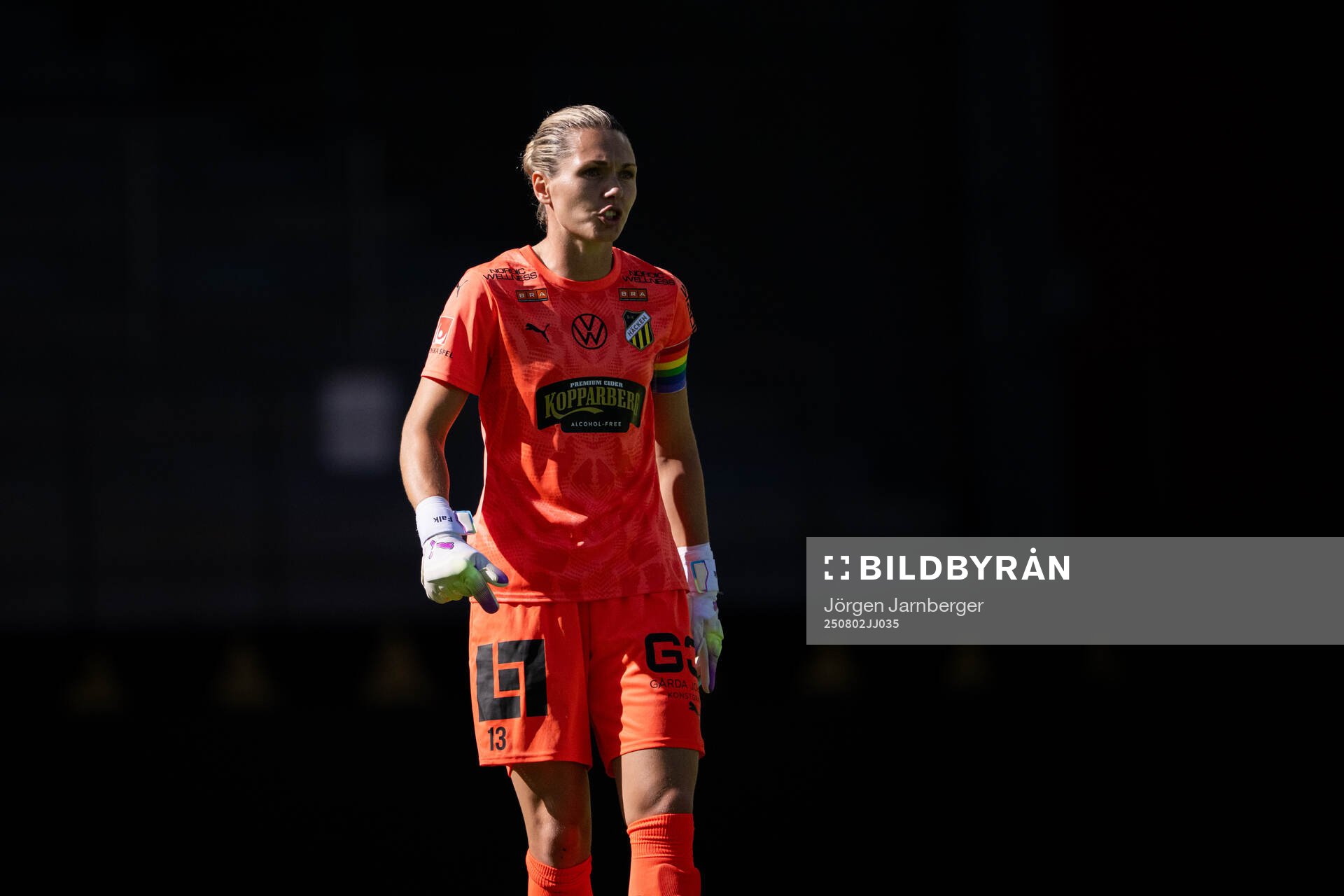 Häckens målvakt Jennifer Falk