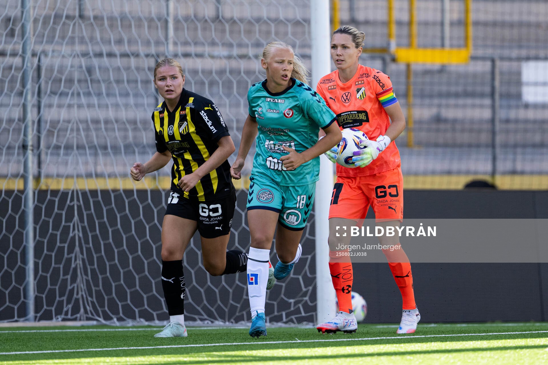 Häckens målvakt Jennifer Falk
