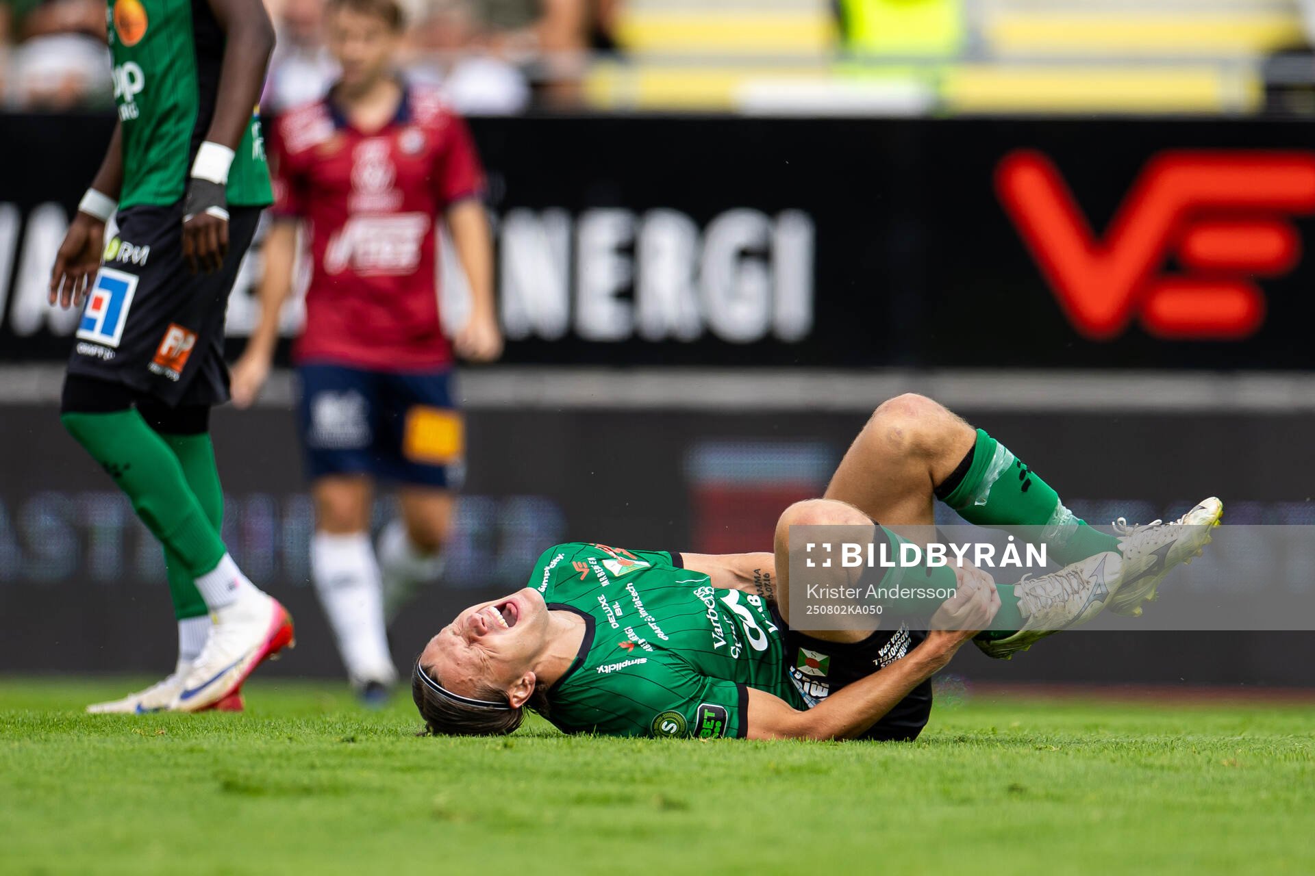 Varbergs Jesper Jonasson Westermark har ont