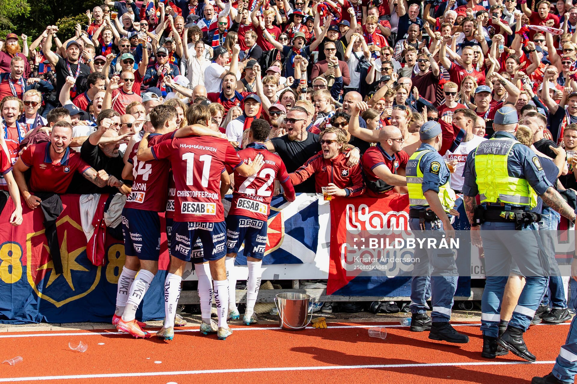 under fotbollsmatchen i Superettan mellan Varberg och