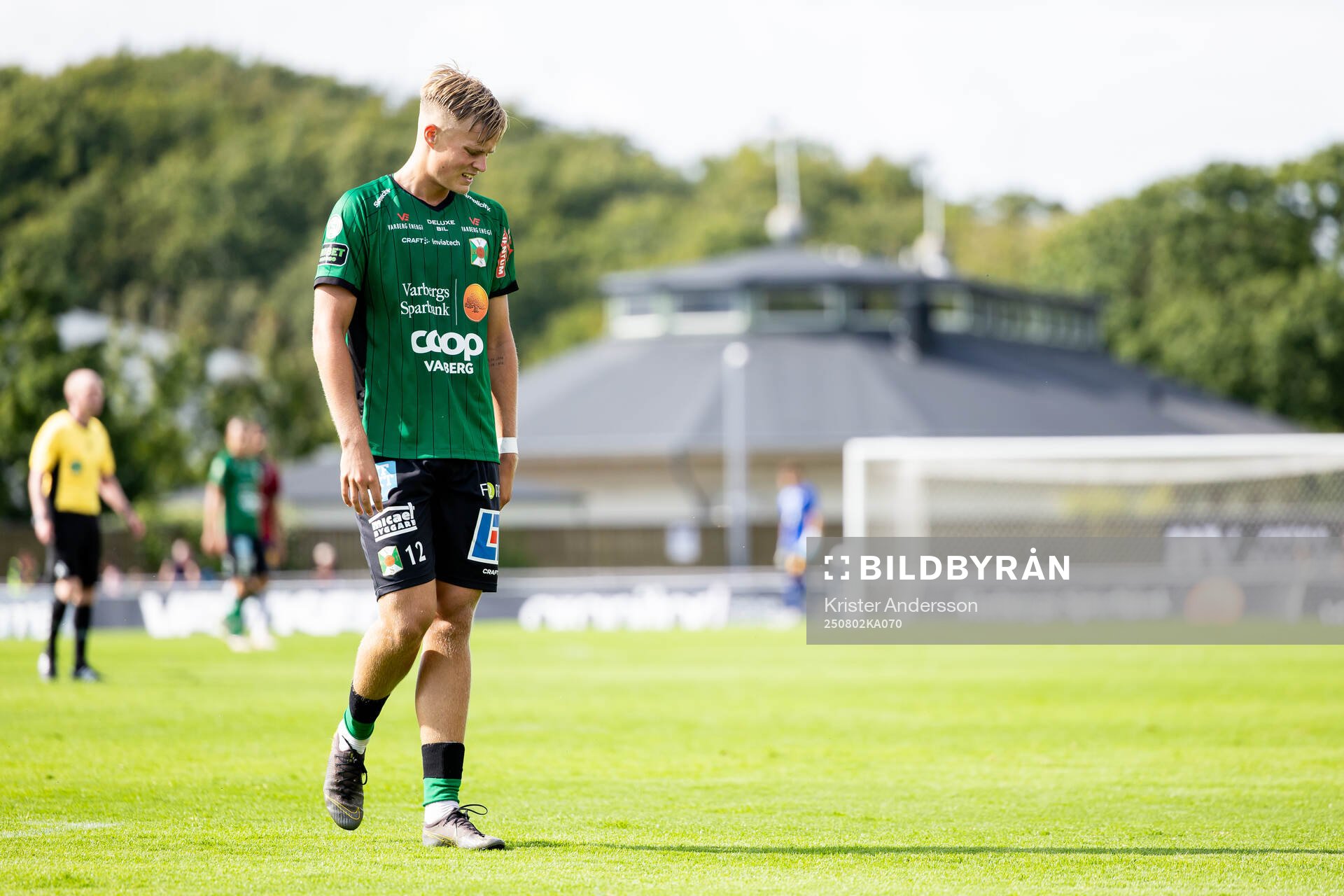 Varbergs Edvin Tellgren deppar