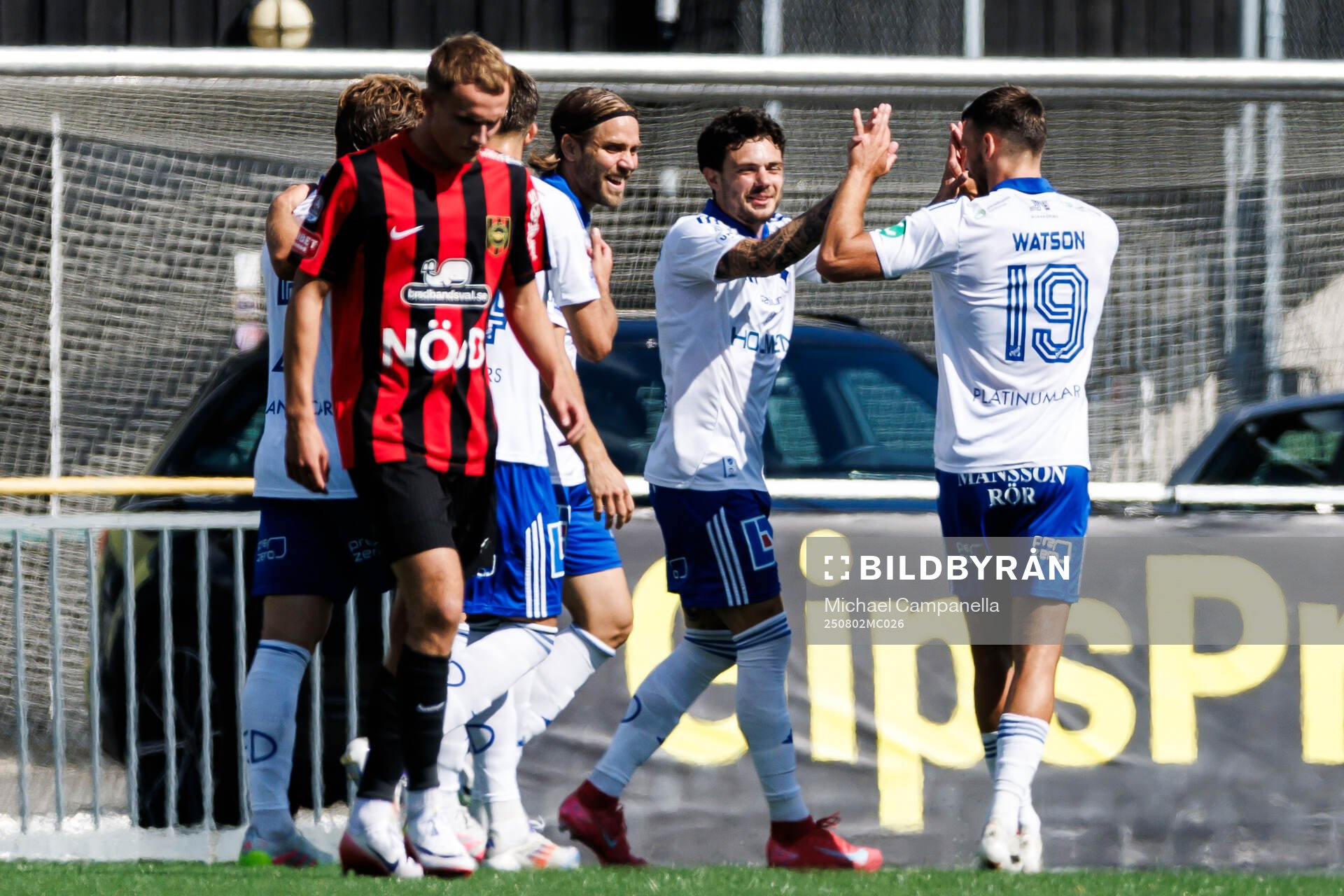 IFK Norrköpings David Moberg Karlsson jublar