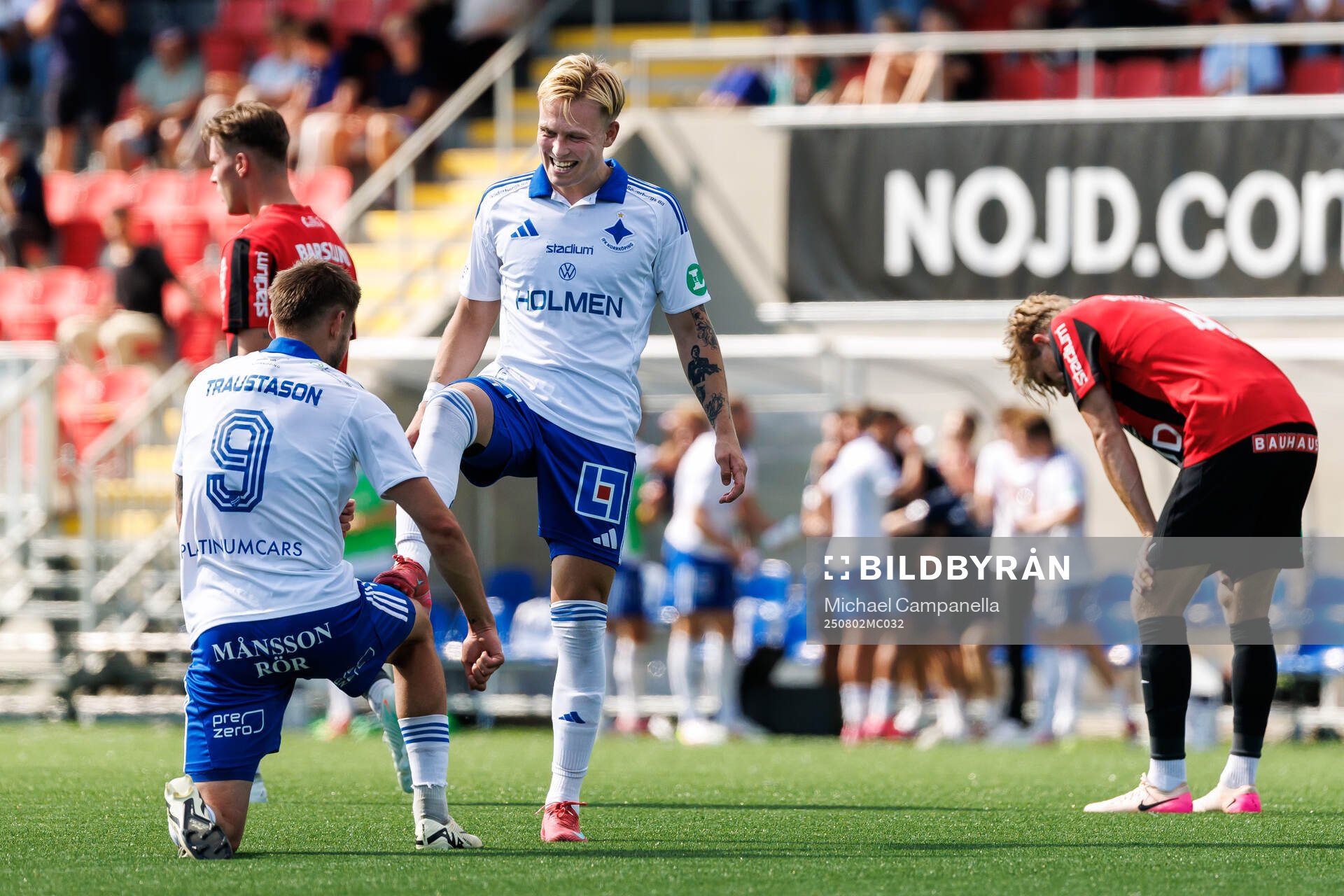 IFK Norrköpings Isak Andri Sigurgeirsson och Arnor