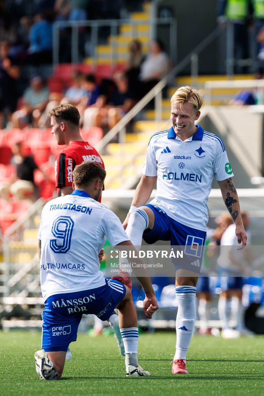 IFK Norrköpings Isak Andri Sigurgeirsson och Arnor