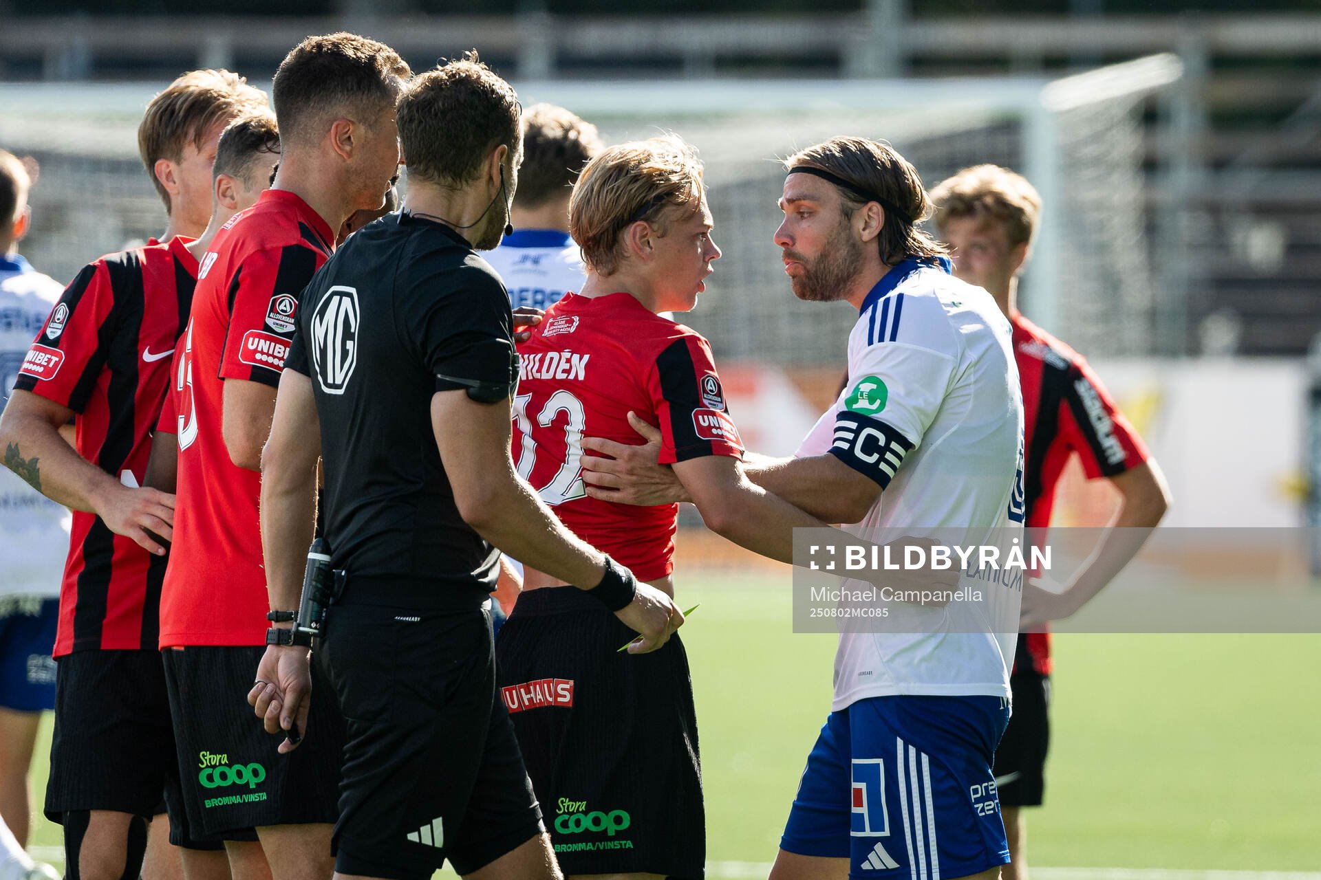 Brommapojkarnas Charlie Nildén och IFK Norrköpings Max