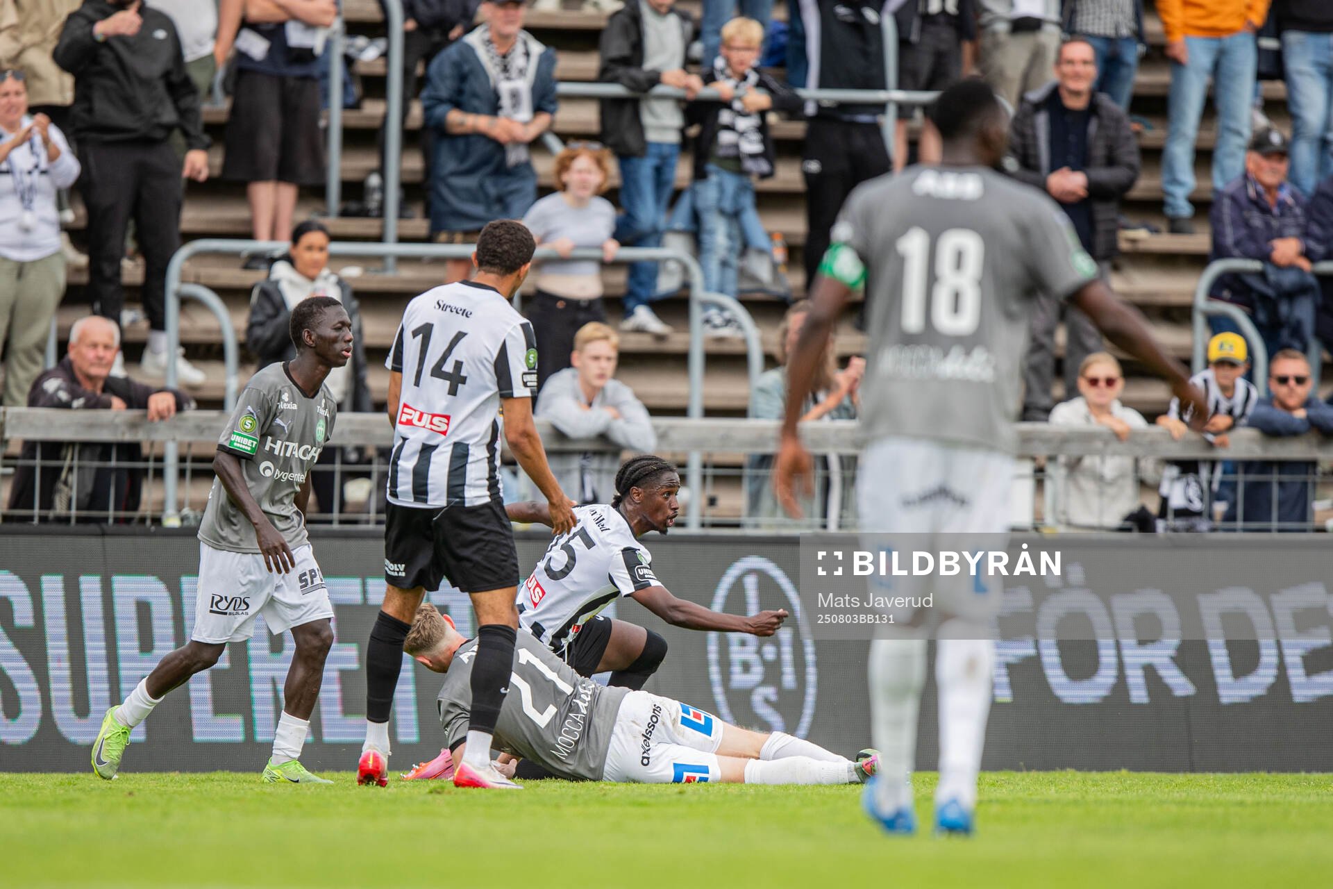 Landskronas Max'Med Mohamed och Västerås Victor Wernersson
