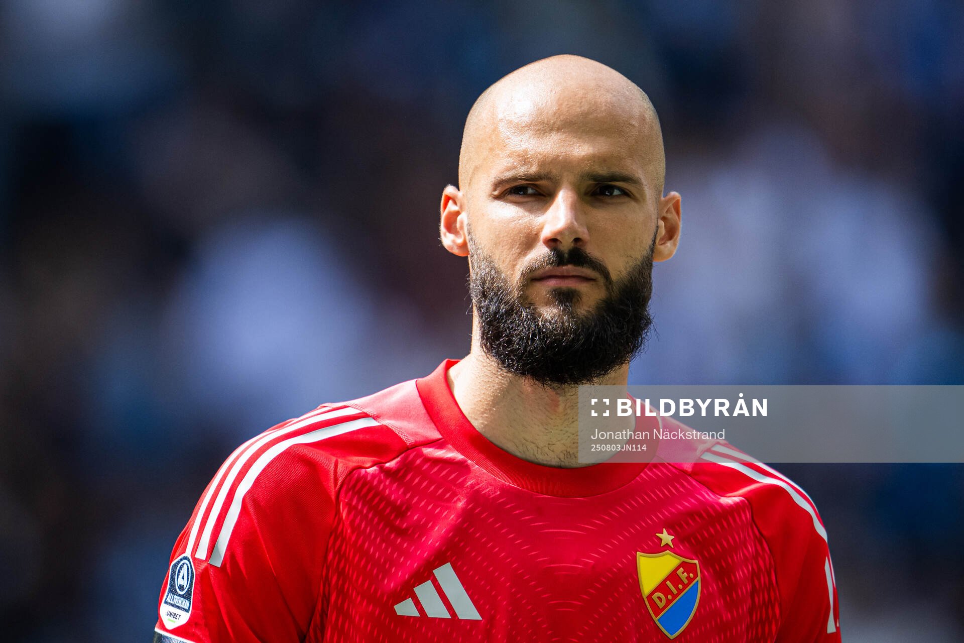Djurgårdens målvakt Filip Manojlovic