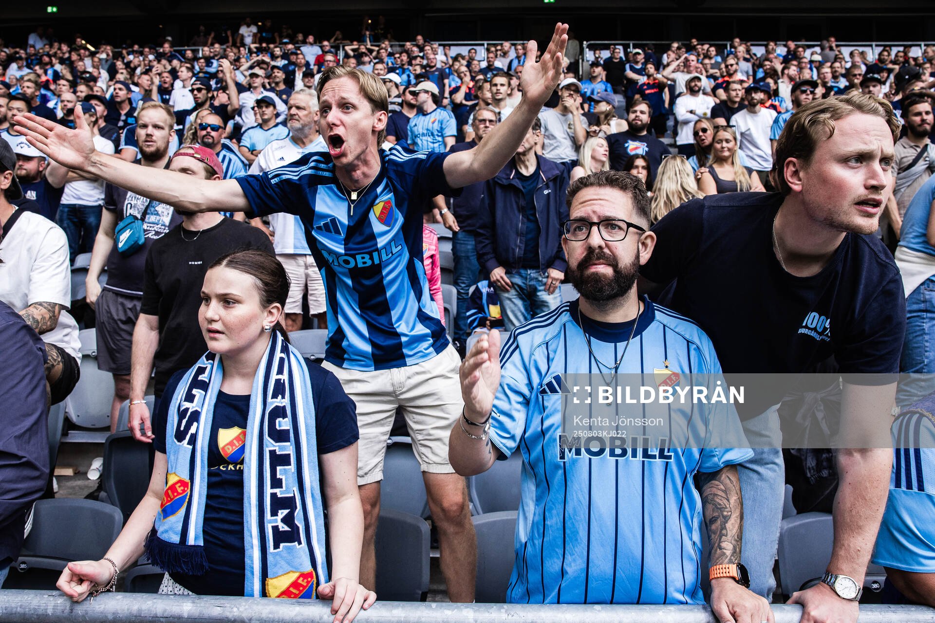 Djurgårdens supportrar reagerar