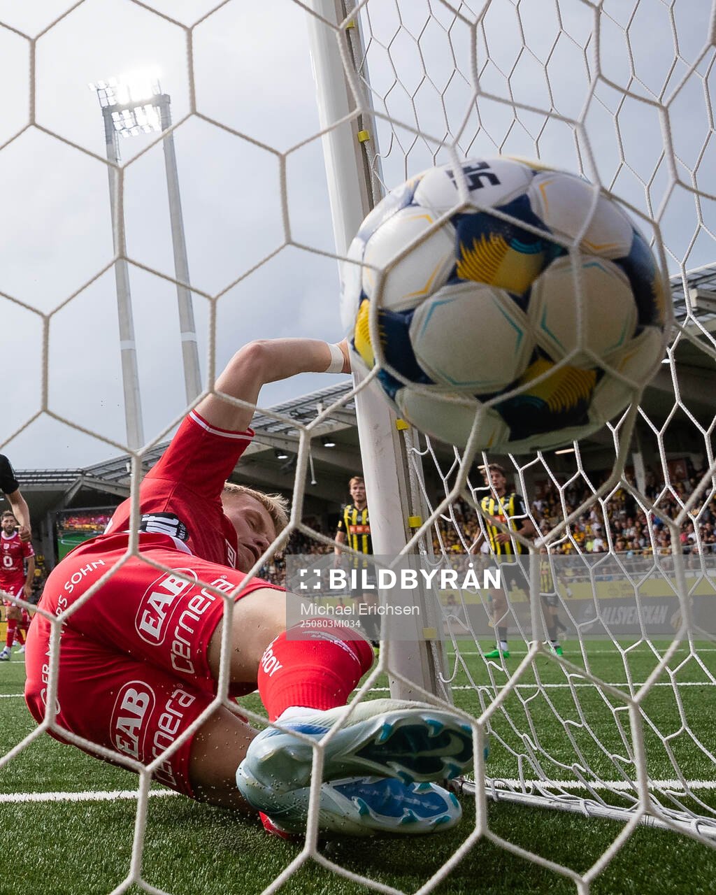 Elfsborgs Ari Sigurpálsson gör 0-1