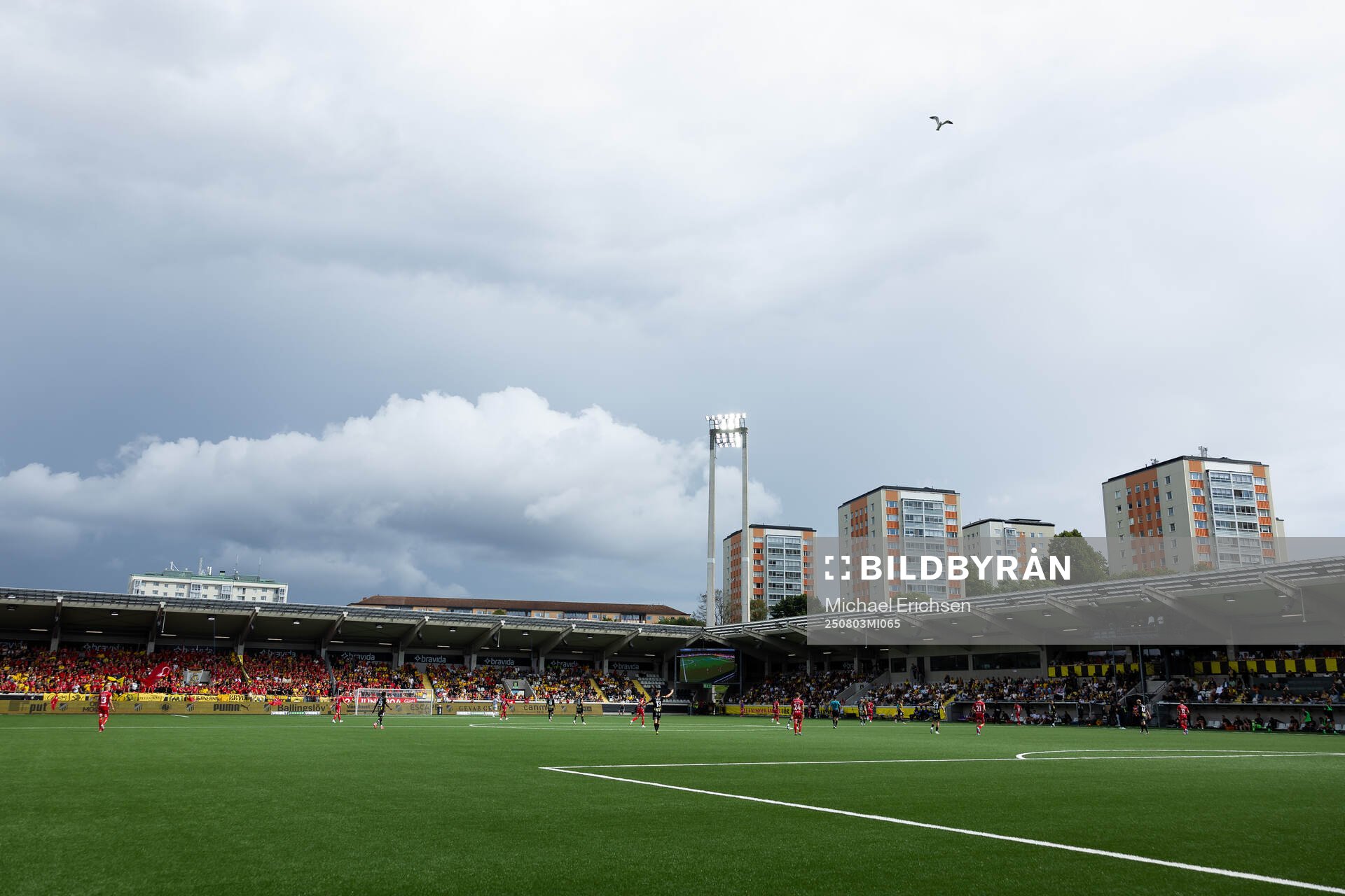 Vy över Bravida Arena