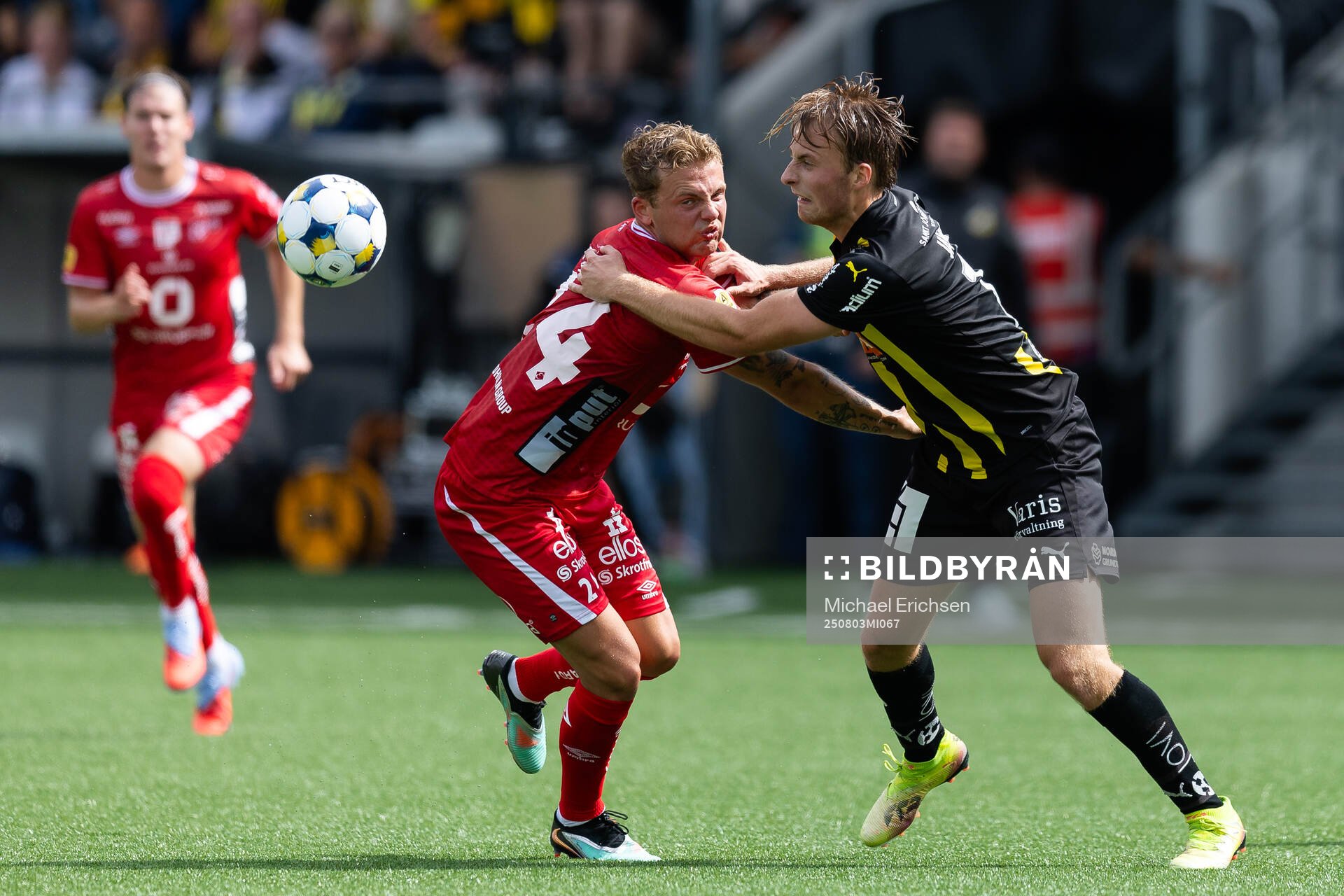 Elfsborgs Frederik Ihler och Häckens Sigge Jansson