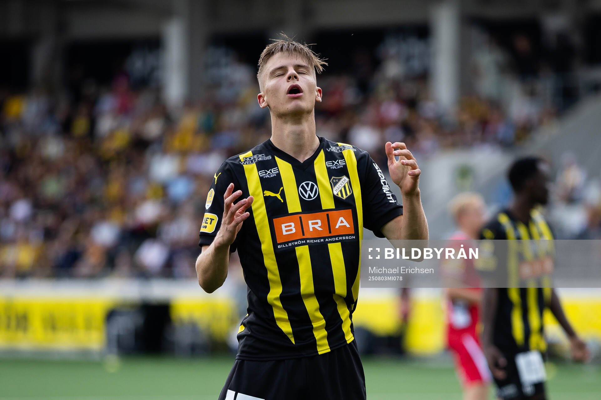 Häckens Adrian Svanbäck deppar