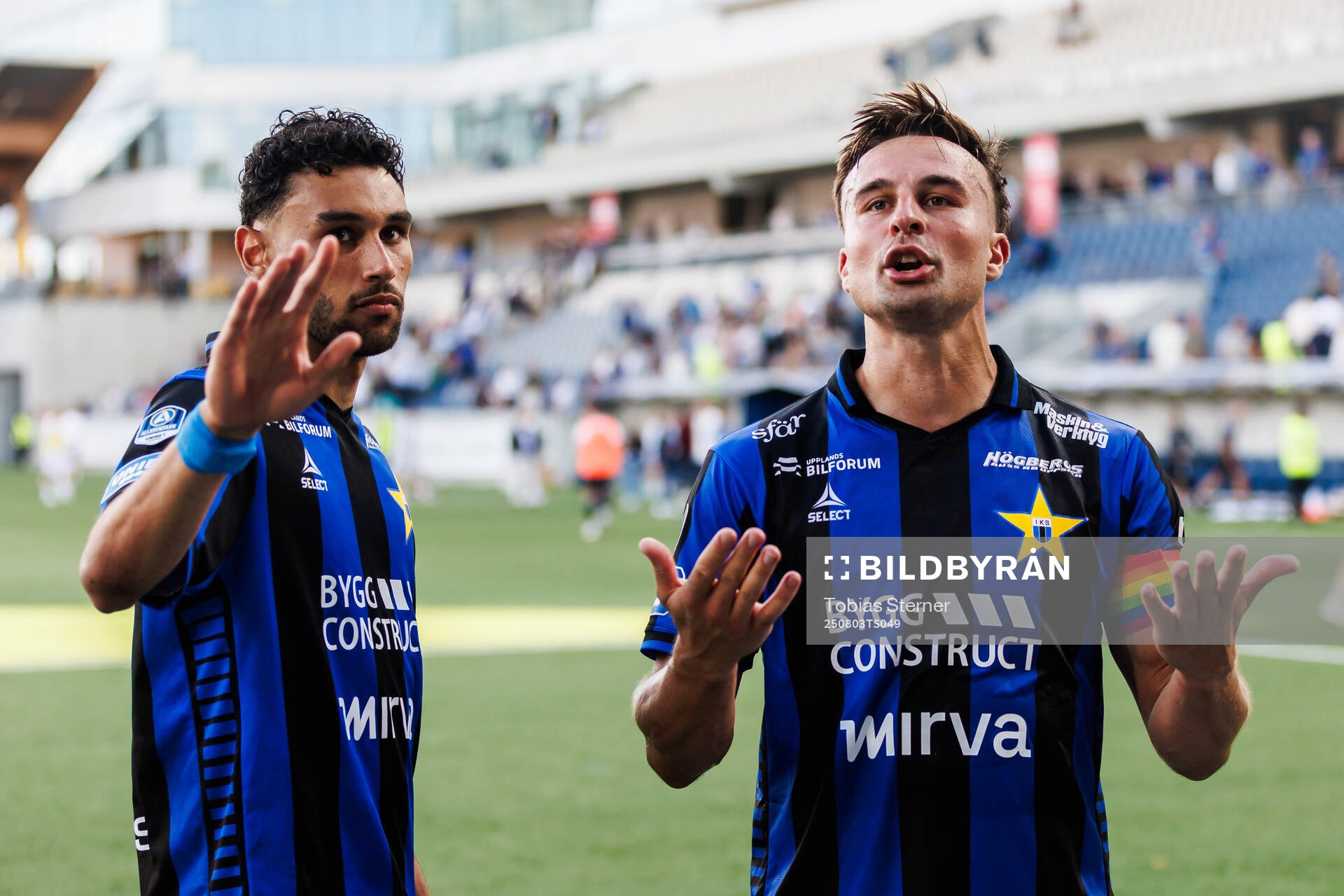 Sirius Joakim Persson och Henrik Rönnlöf Castegren deppar