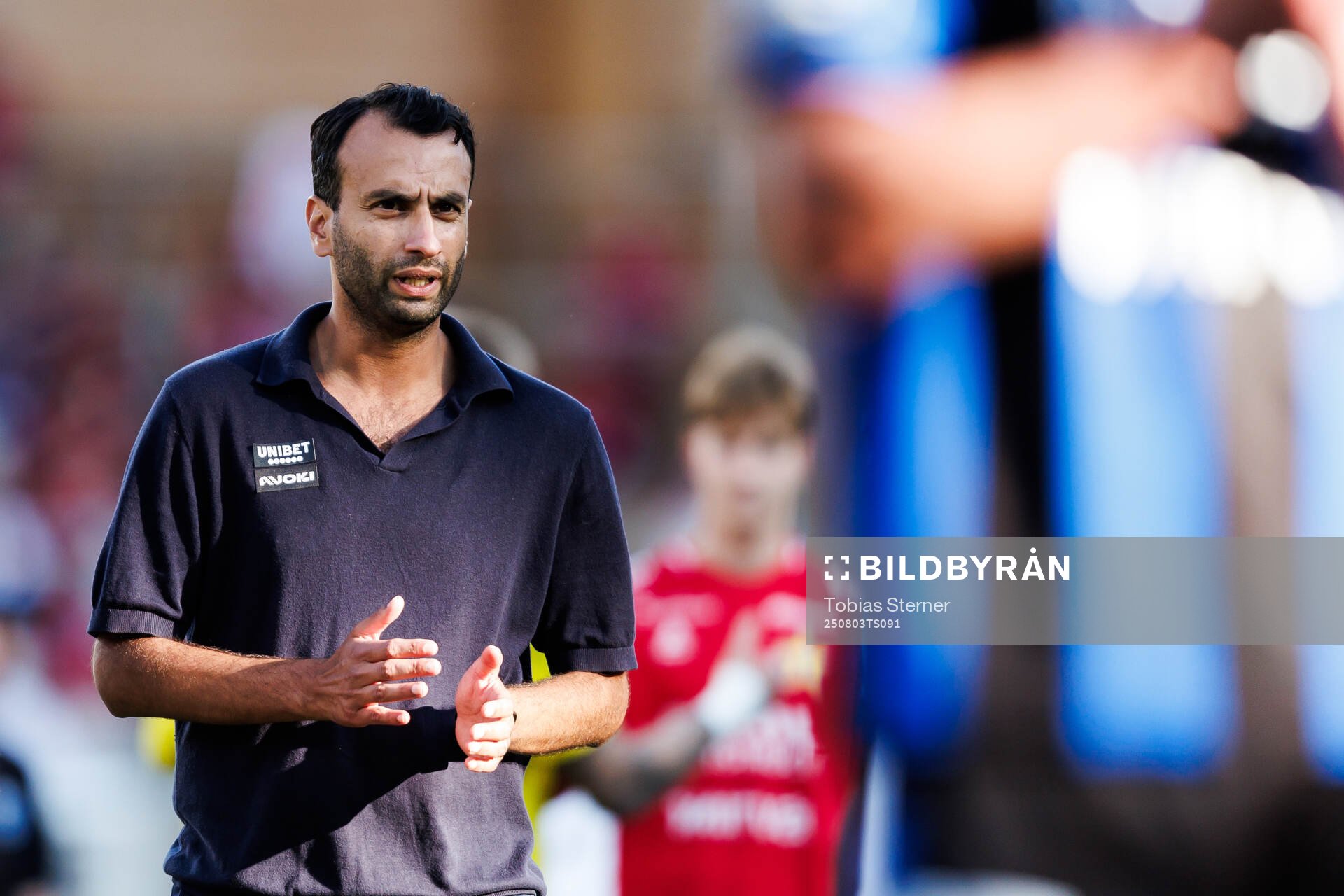 Sirius tränare Andreas Engelmark deppar