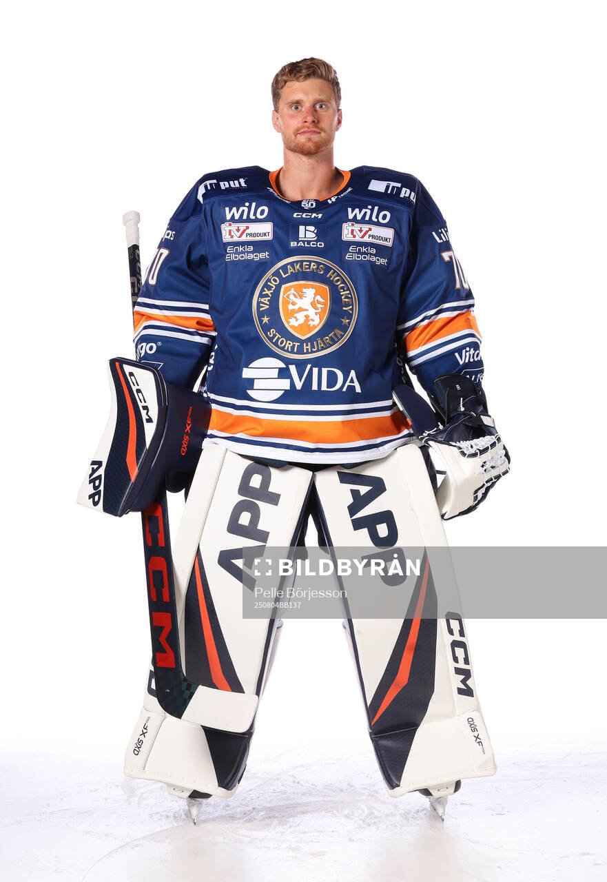 Växjös målvakt Adam Åhman