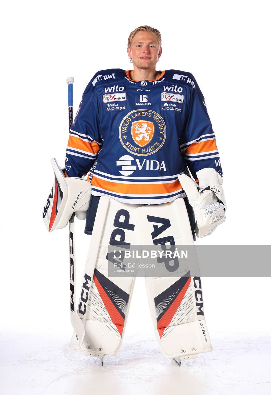 Växjös målvakt Ludvig Persson