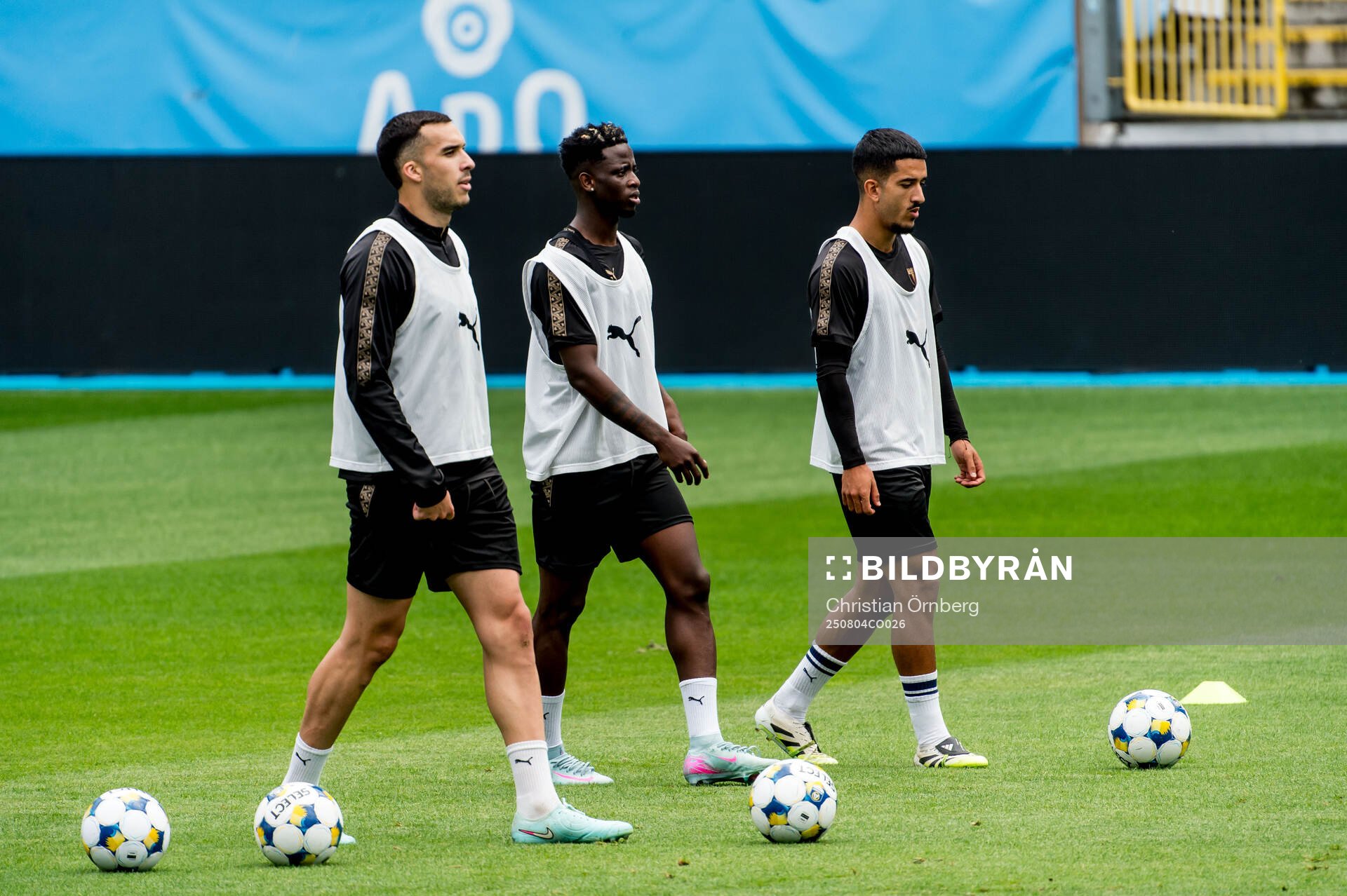 Andrej Djuric, Salifou Soumah and Zakaria Loukili