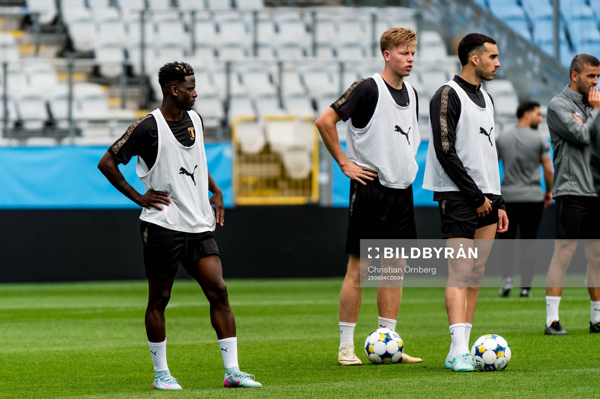 Salifou Soumah, Nils Zätterström and Andrej Djuric
