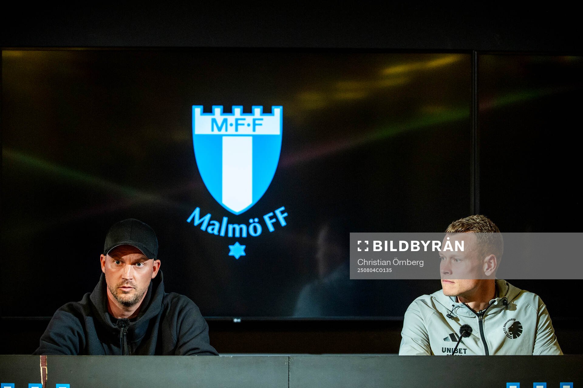 Head coach Jacob Neestrup and Viktor Claesson