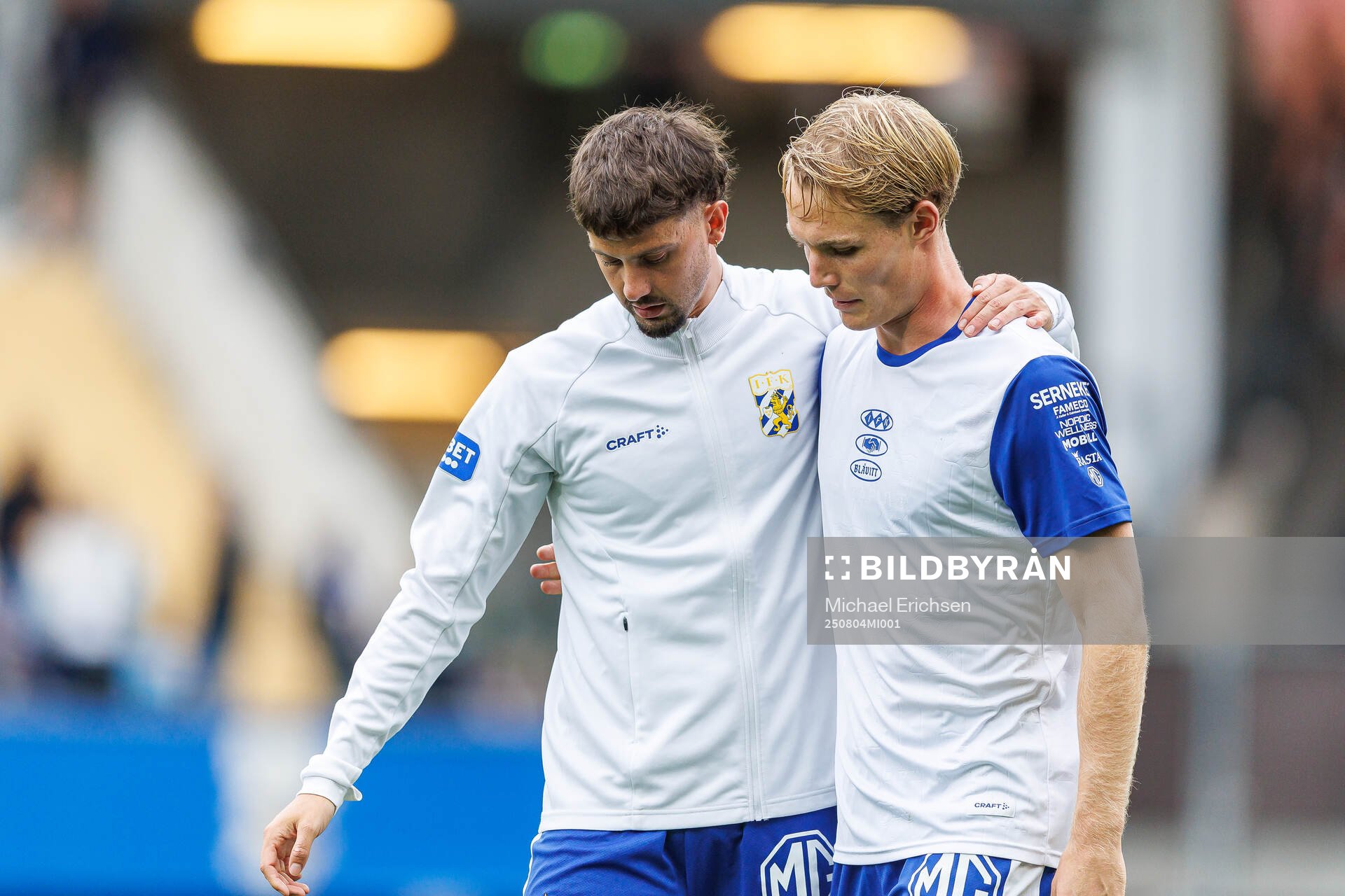 IFK Göteborgs Ramon Pascal Lundqvist och Max Fenger