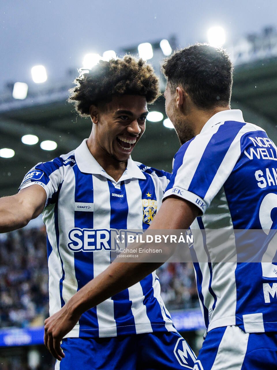 IFK Göteborgs Sebastian Clemmensen och Thomas Santos