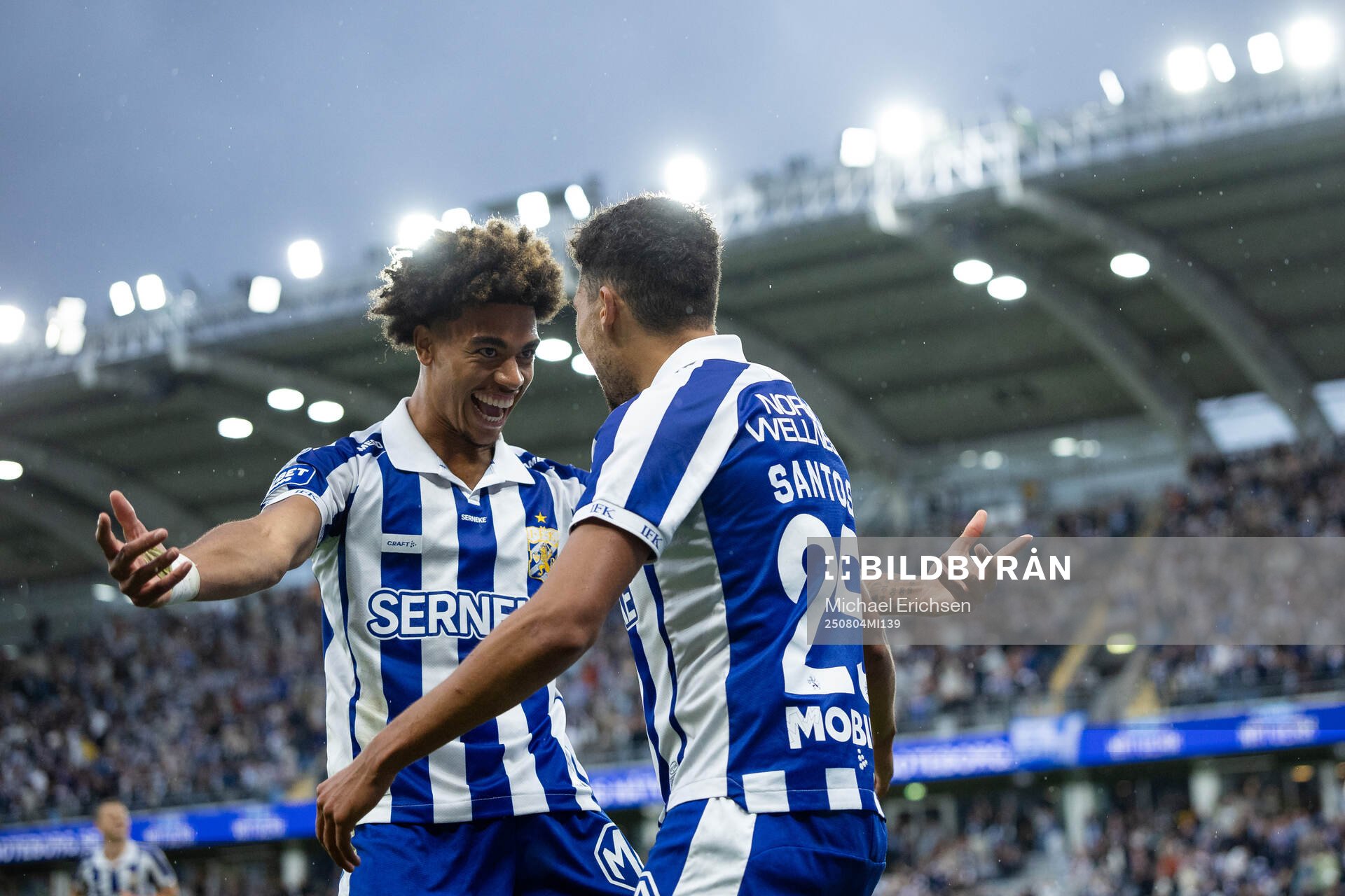 IFK Göteborgs Thomas Santos jublar