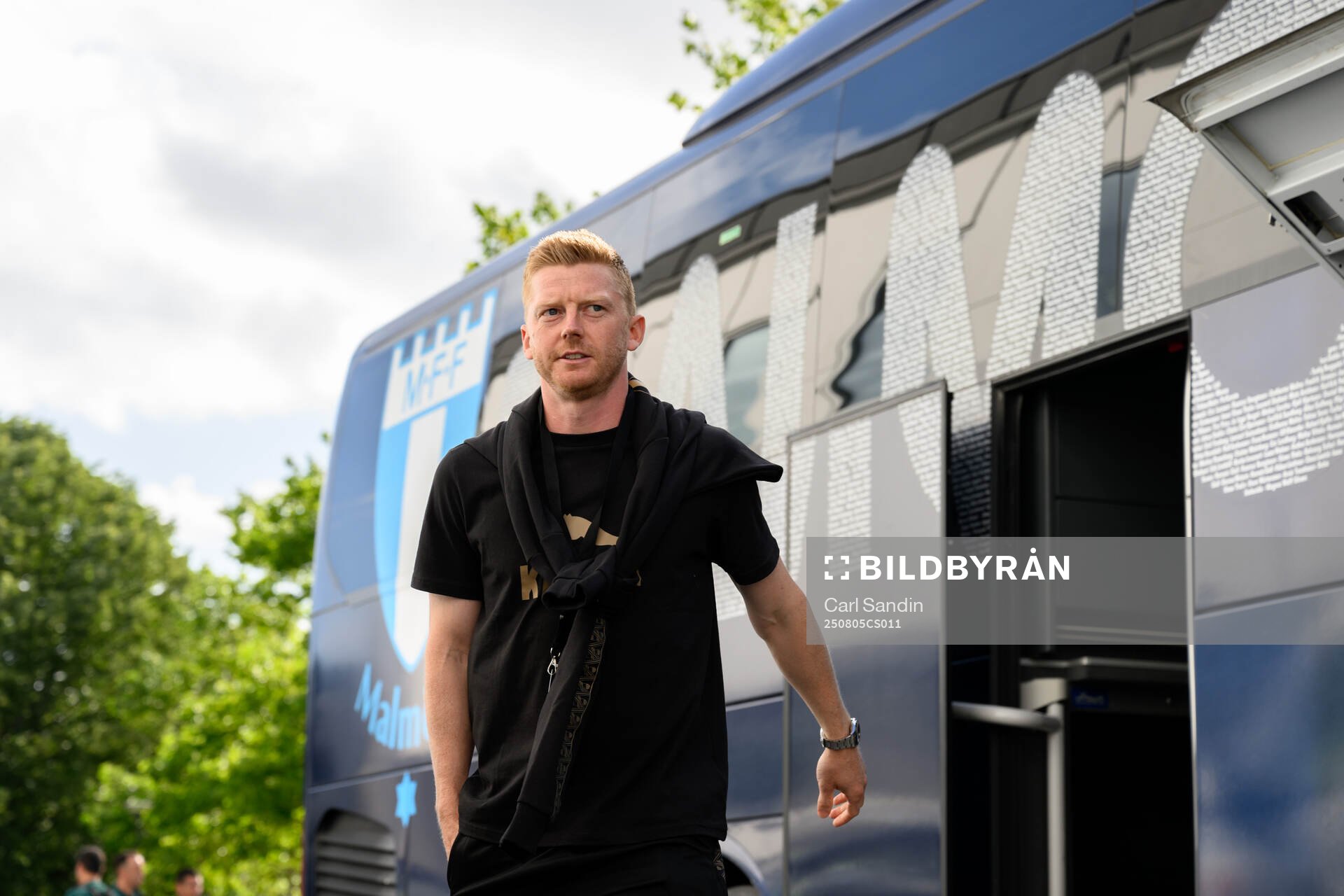 Anders Christiansen  of Malmö FF arrives