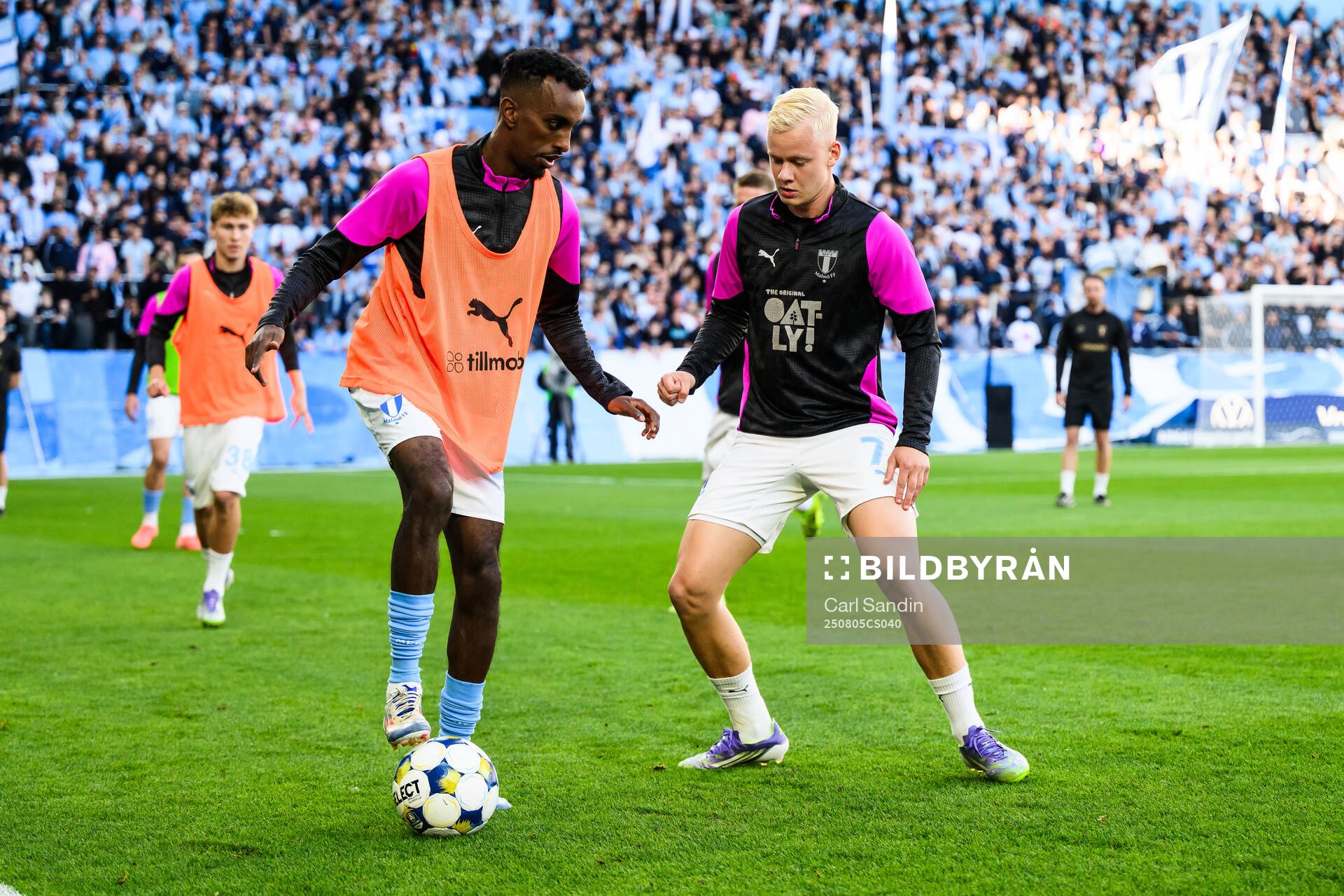 Taha Ali and Otto Rosengren of Malmö FF