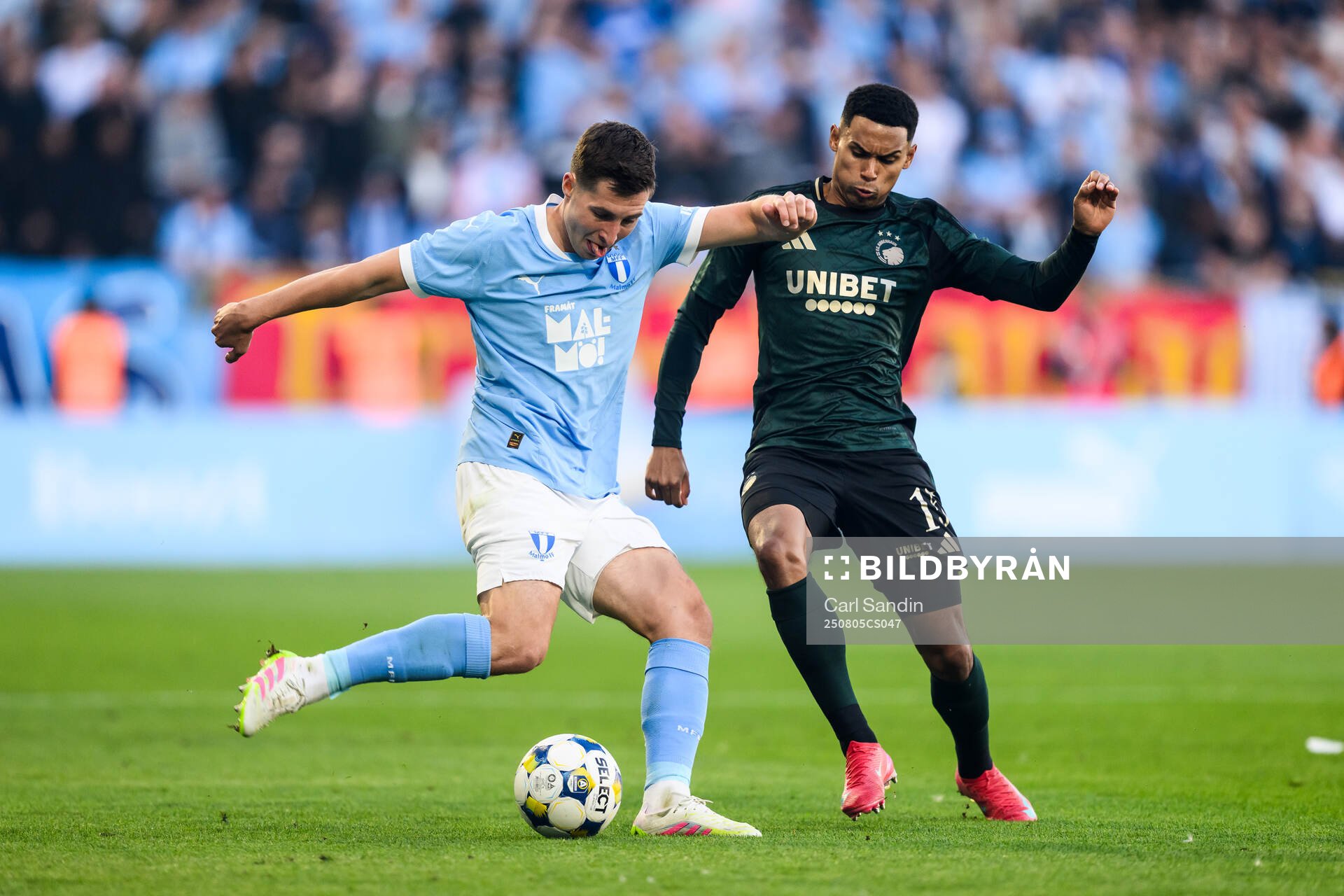during the UEFA Champions League qualifier football match