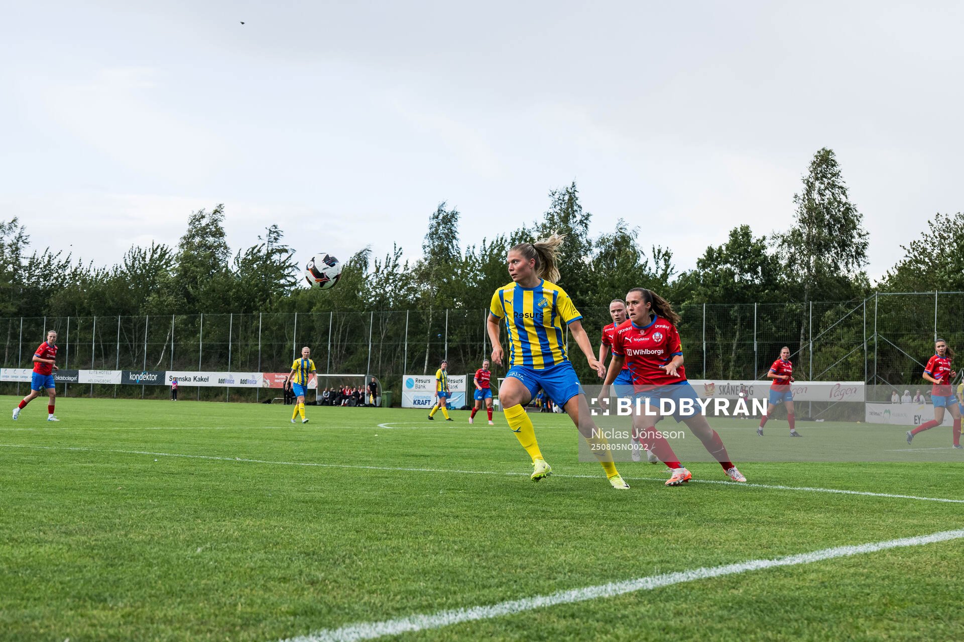 Eskilsminnes Johanna Olsson och Helsingborgs Inez Gertsen