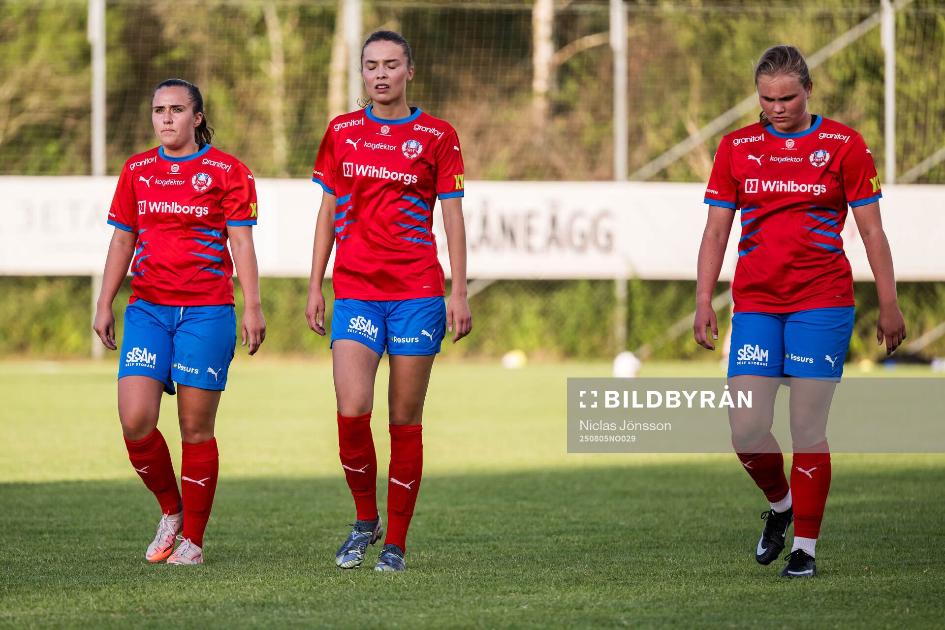 Helsingborgs Inez Gertsen, Maja Nilsson och Agnes Eklöf