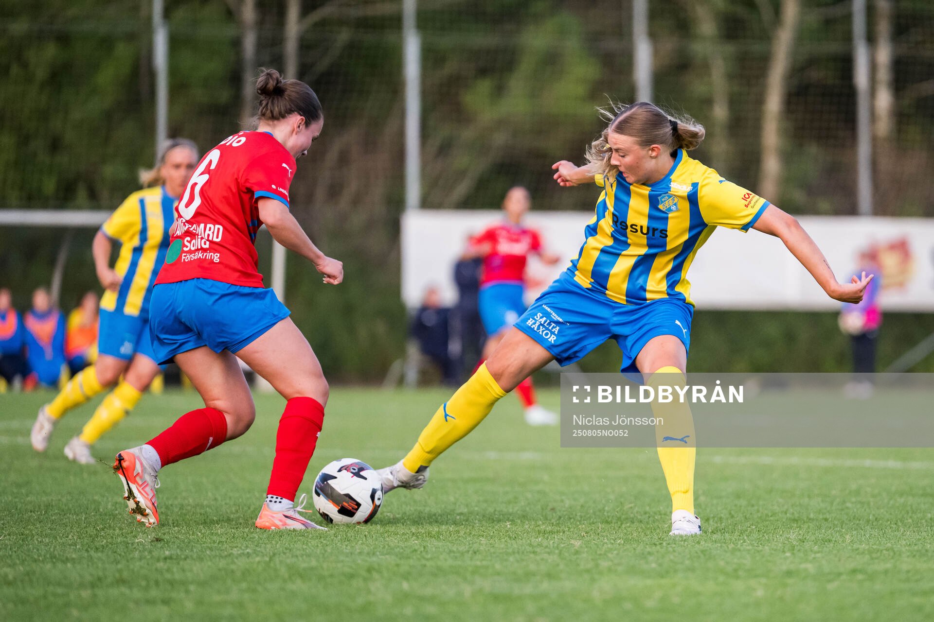 Helsingborgs Mathilde Vangsgaard och Eskilsminnes Matilda