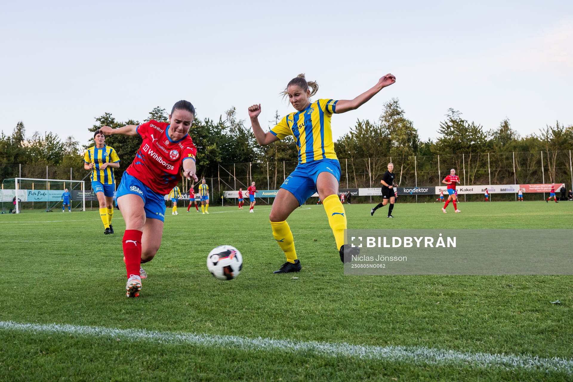 Helsingborgs Mathilde Vangsgaard och Eskilsminnes Julia