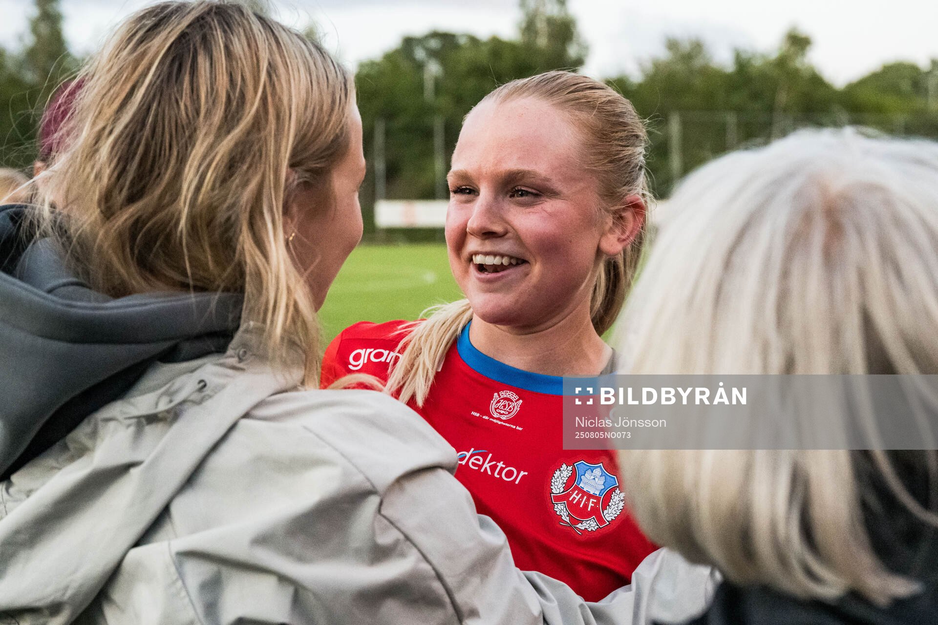 Helsingborgs Agnes Eklöf jublar
