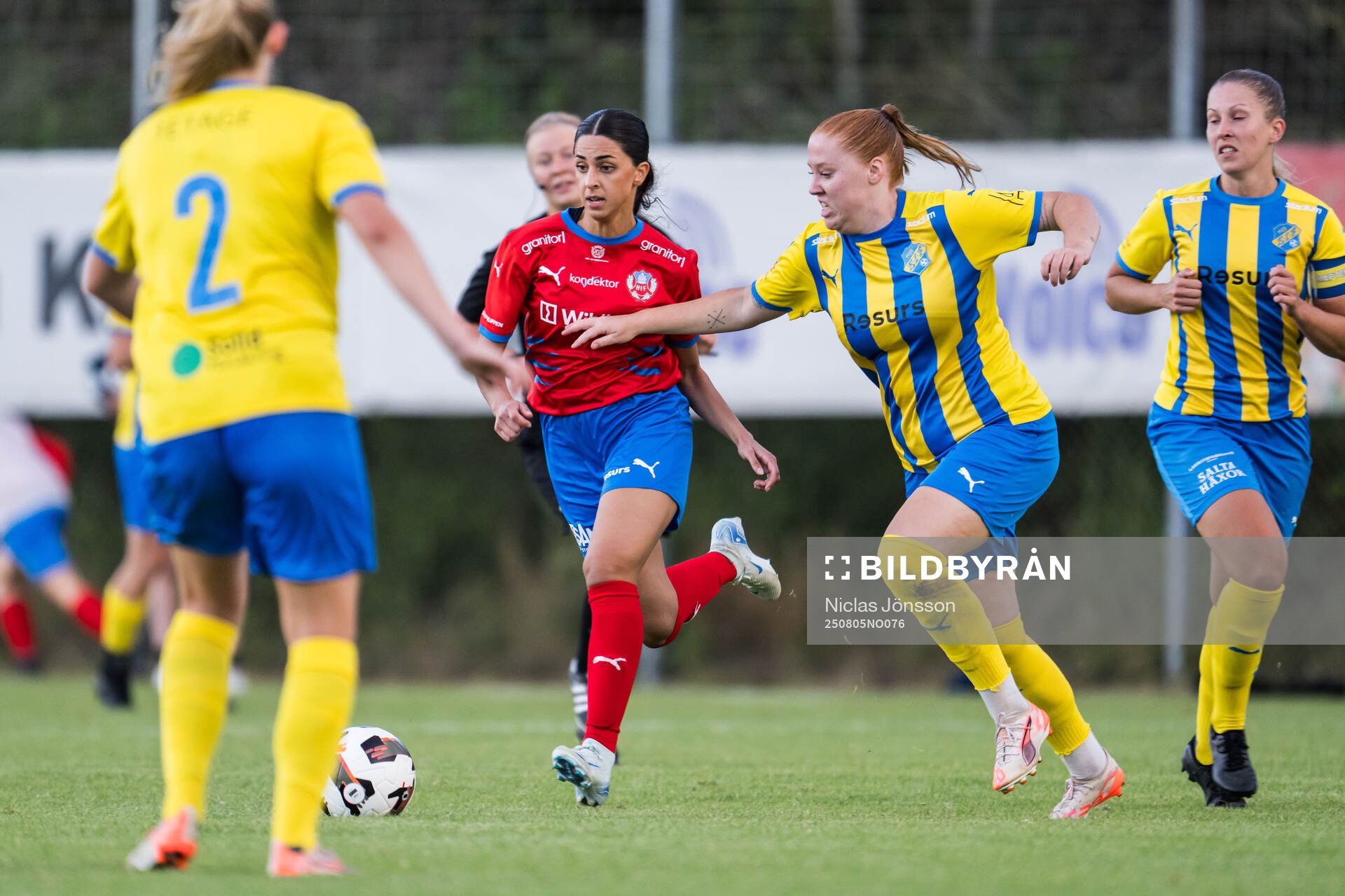 Helsingborgs Mona Chahrour och Eskilsminnes Hanna Johansson